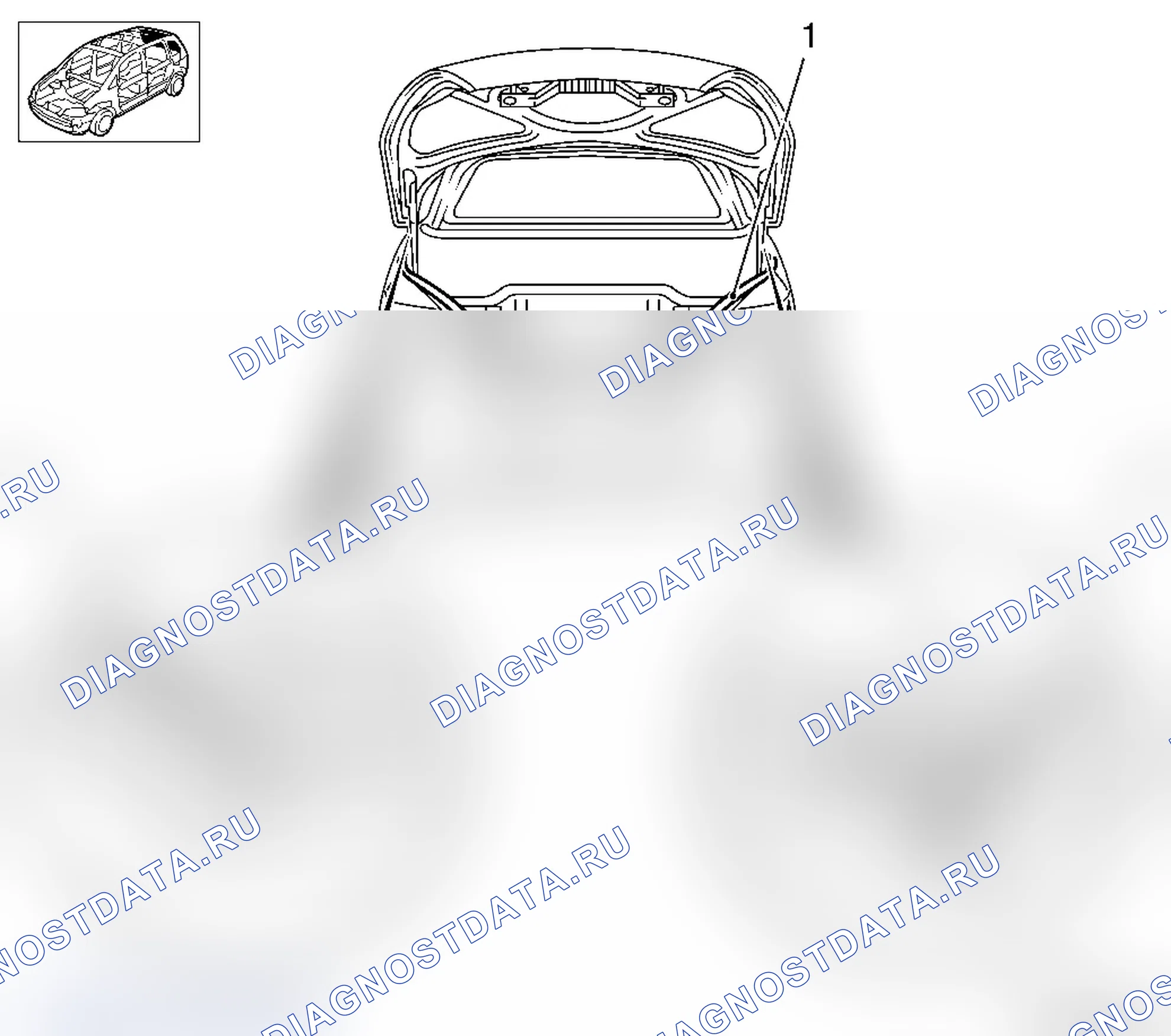 Замена резинового уплотнителя крышки багажника - L67. Opel Astra H