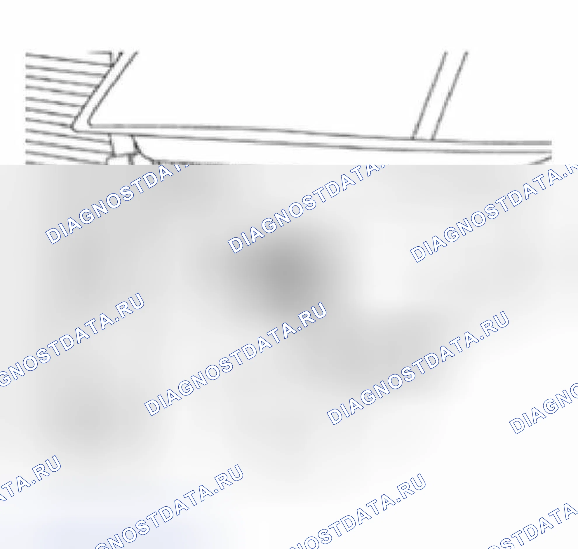 Рис. 9: Вставка опорного инструмента 3369. Audi A6 C5 рестайлинг