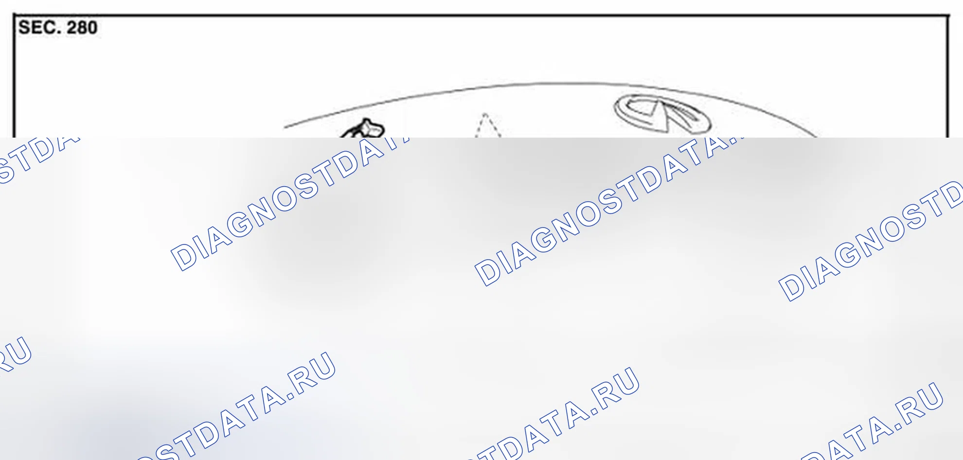Рис. 277: Разнесенный вид. Infiniti FX35 II