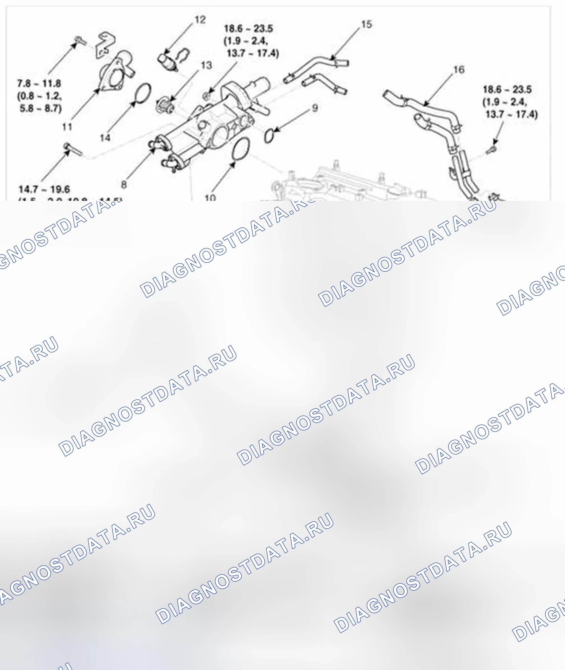 Рис. 180: Компоненты. Hyundai Sonata VI