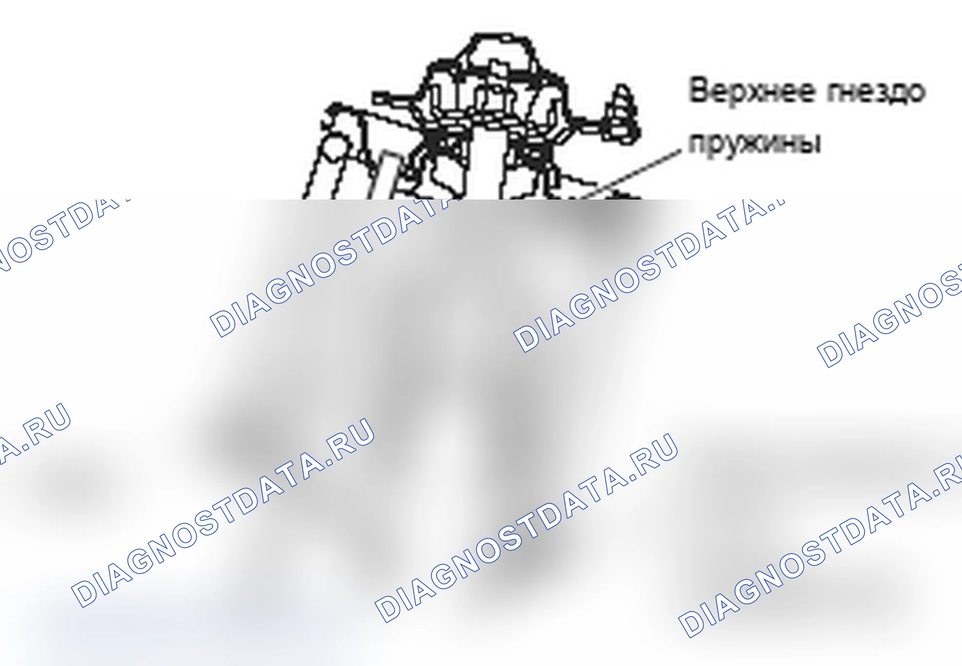 Рис. 18: >> C <<УСТАНОВКА ГАЙКИ СТОЙКИ (КОНТРГАЙКИ). Mitsubishi Lancer Ralliart X рестайлинг