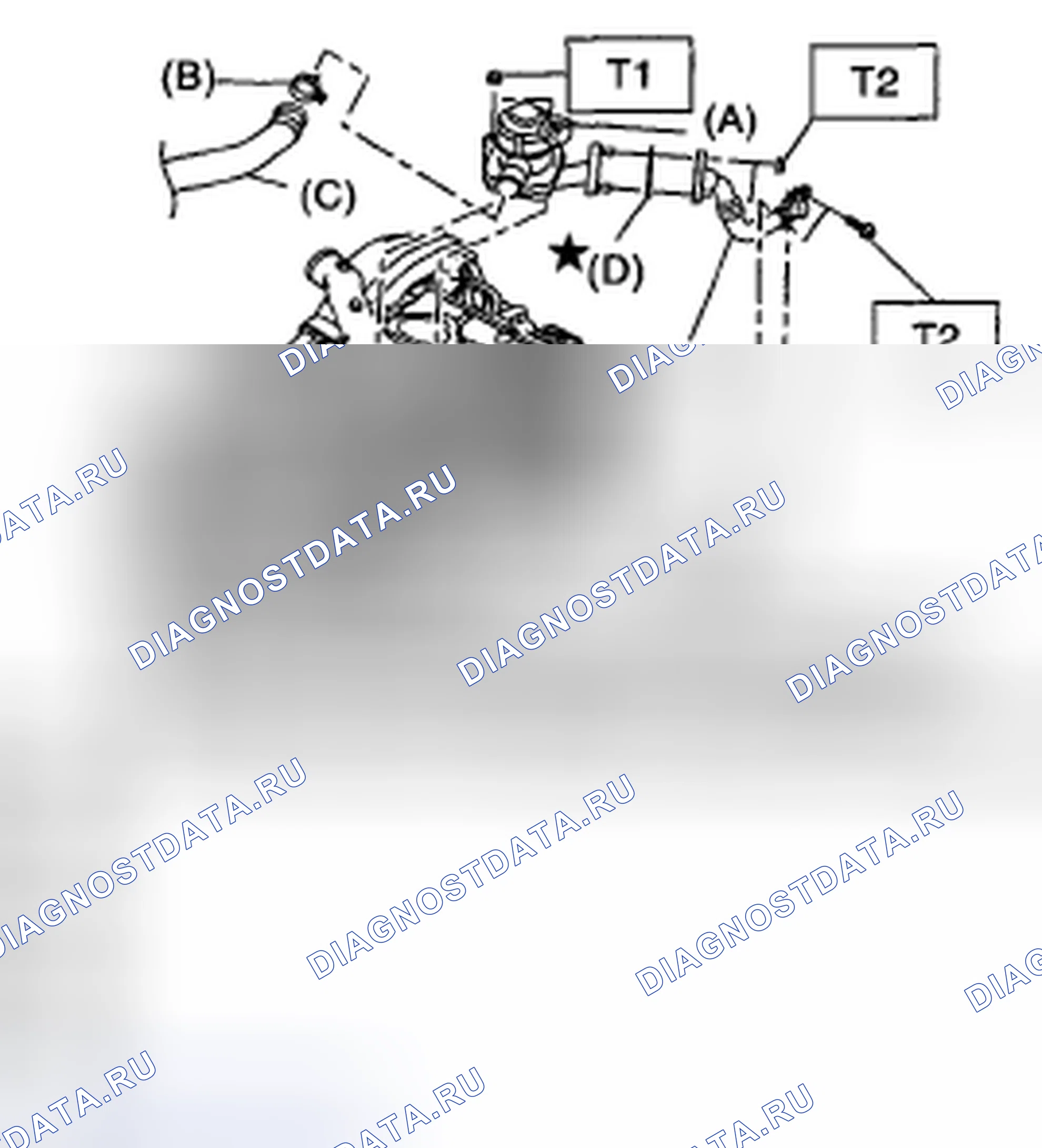 Рис. 118: КОМБИНИРОВАННЫЙ КЛАПАН ВТОРИЧНОГО ВОЗДУХА ПРАВ.. Subaru Impreza WRX GH