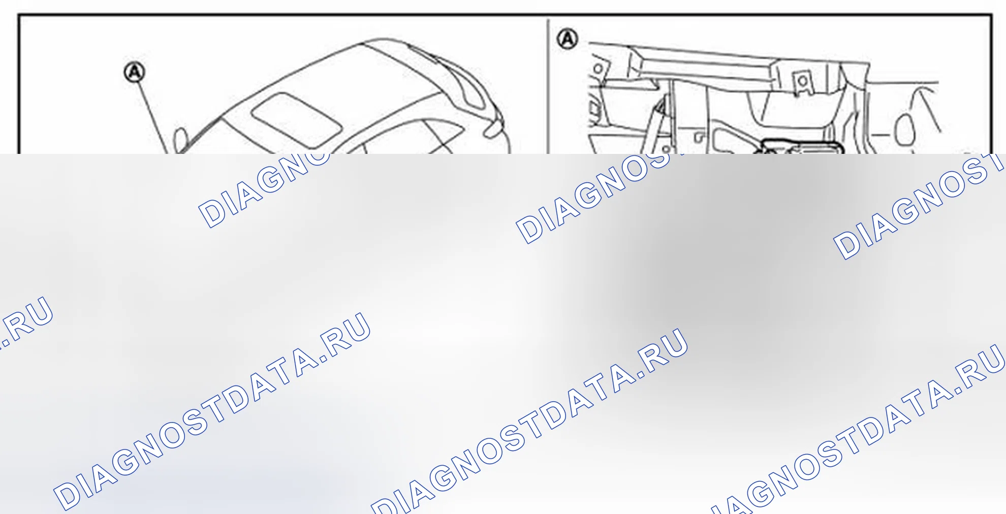 Рис. 79: Расположение компонентов. Infiniti FX50 II рестайлинг