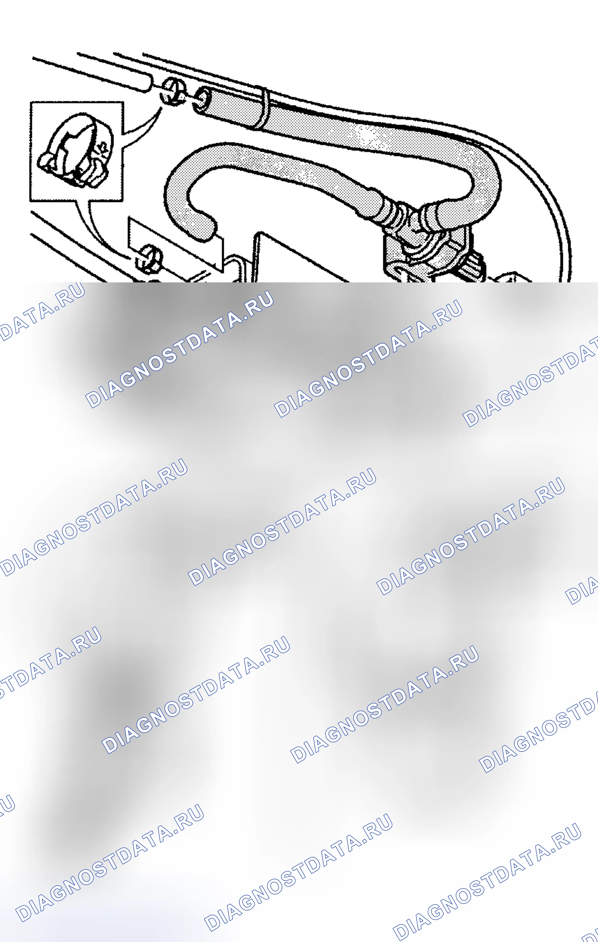 Рис. 61: Демонтаж и монтаж (C70, xtegx1 и xtigx2 за исключением моделей AWD) S70 V70. Volvo S80 I