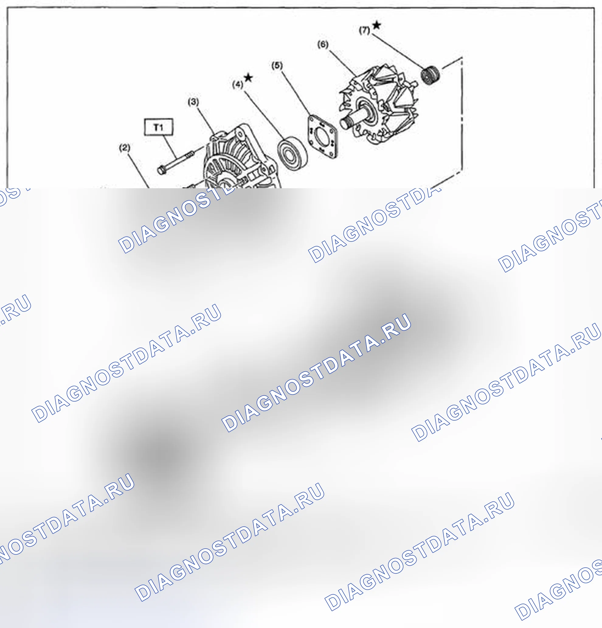 Рис. 178: ГЕНЕРАТОР. Subaru Impreza WRX STI GR