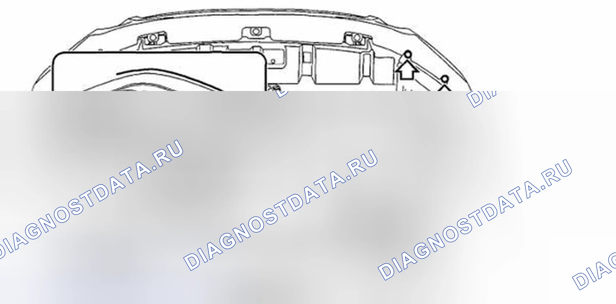 Рис. 59: ДЕМОНТАЖ. Subaru Legacy BM/BR рестайлинг