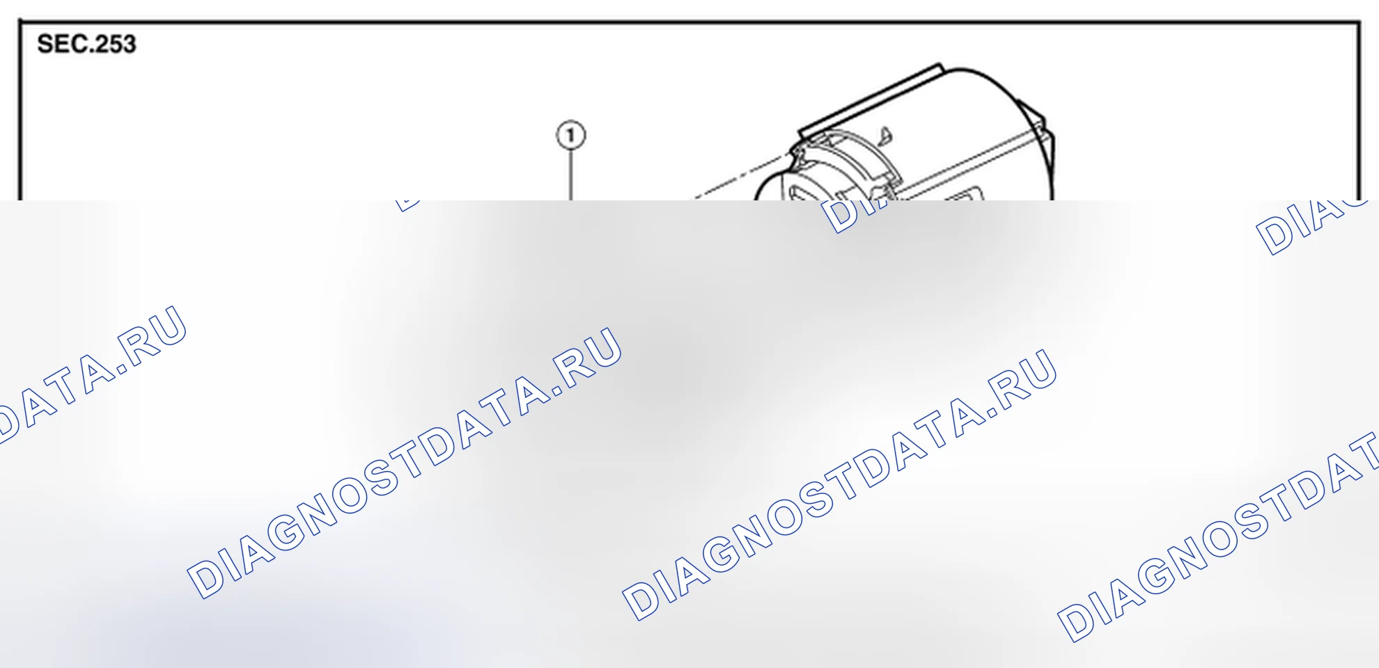 Рис. 270: Разнесенный вид. Nissan Pathfinder IV рестайлинг