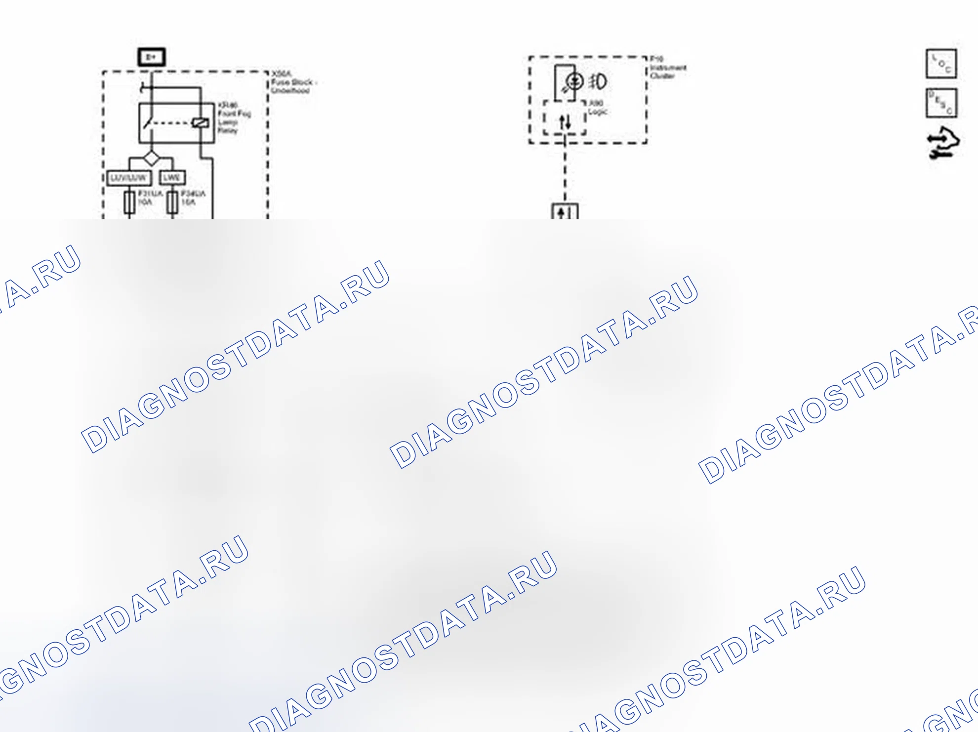Рис. 3: Противотуманные фары. Chevrolet Sonic I