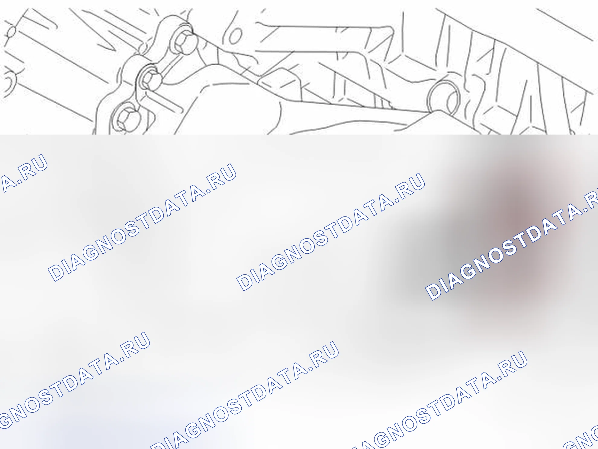 Рис. 345: СНЯТИЕ КРОНШТЕЙНА. Volvo V50 I