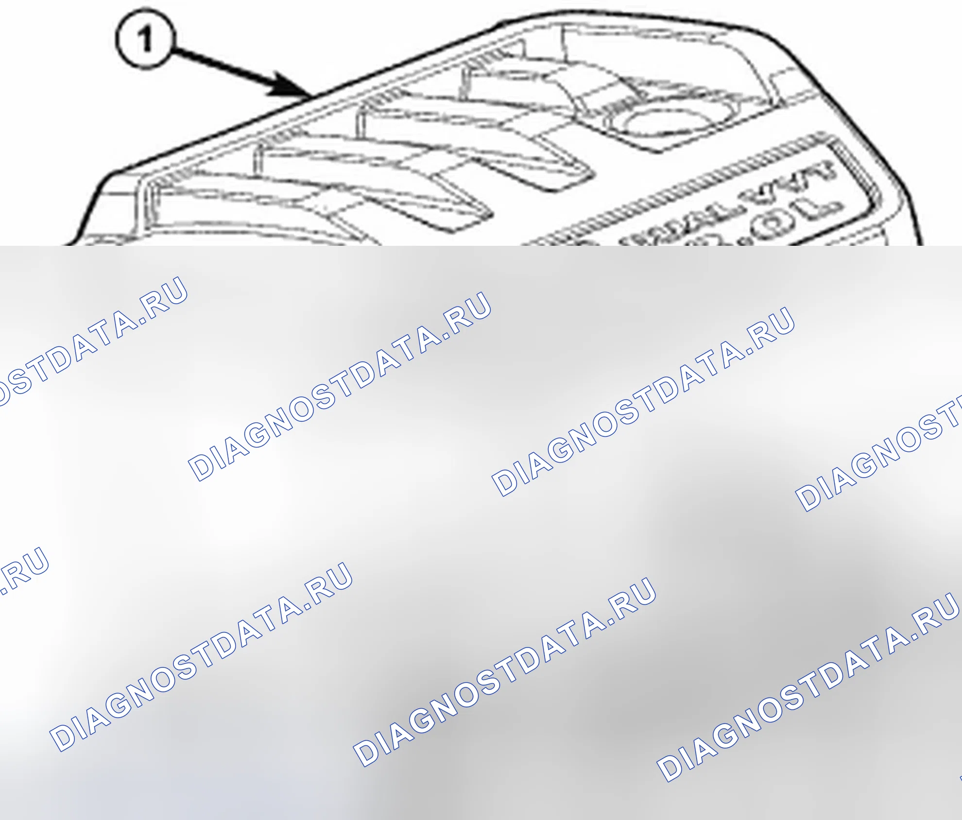 Рис. 515: ДВИГАТЕЛЬ В СБОРЕ. Dodge Caliber I