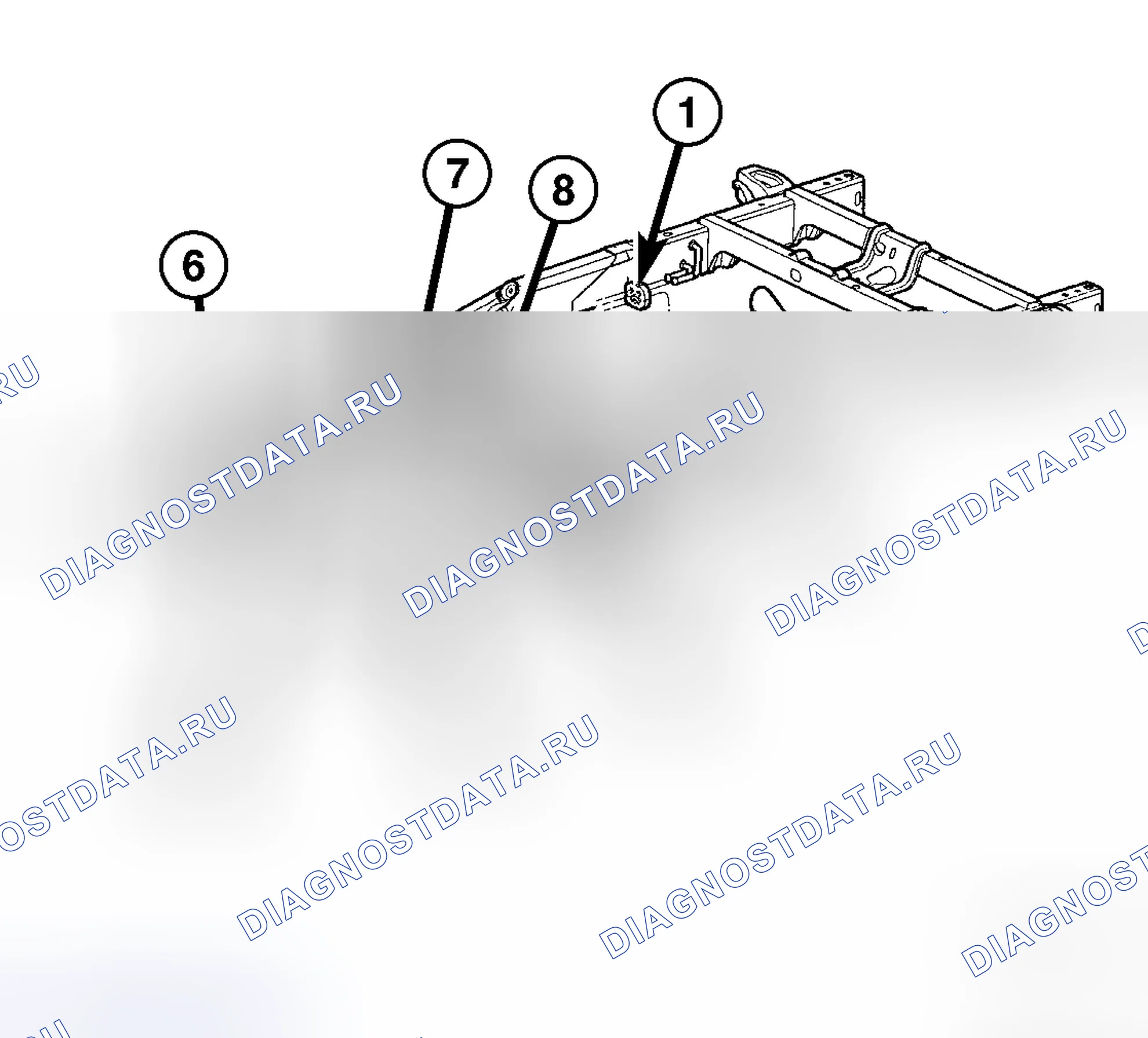 Рис. 22: ДЕМОНТАЖ-3.7л / 4.7л, 5.7л. Dodge Cab & Chassis R3500 HD transition
