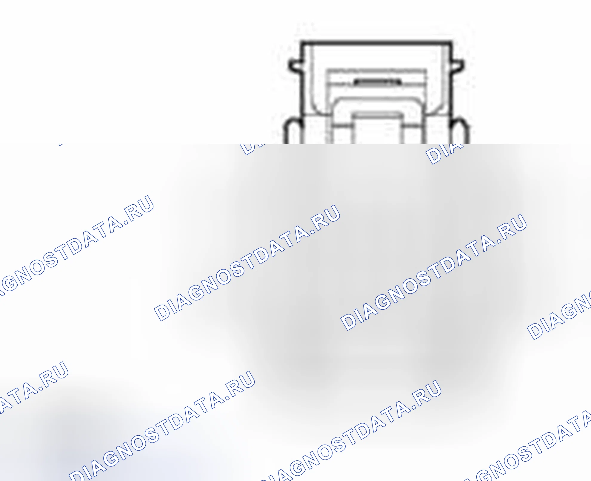 Рис. 26: Разъем жгута датчика угла поворота рулевого колеса C0862. Land Rover Range Rover Sport L320