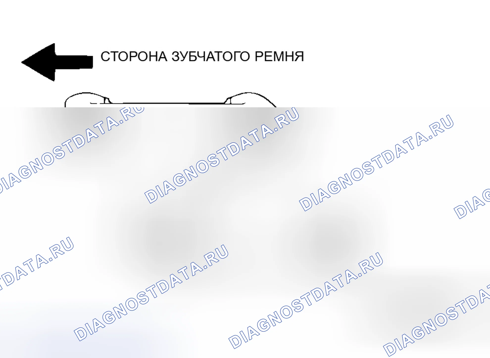 Рис. 568: > > B < < УСТАНОВКА КРОНШТЕЙНА ДАТЧИКА ДЕТОНАЦИИ. Honda Freed+ I