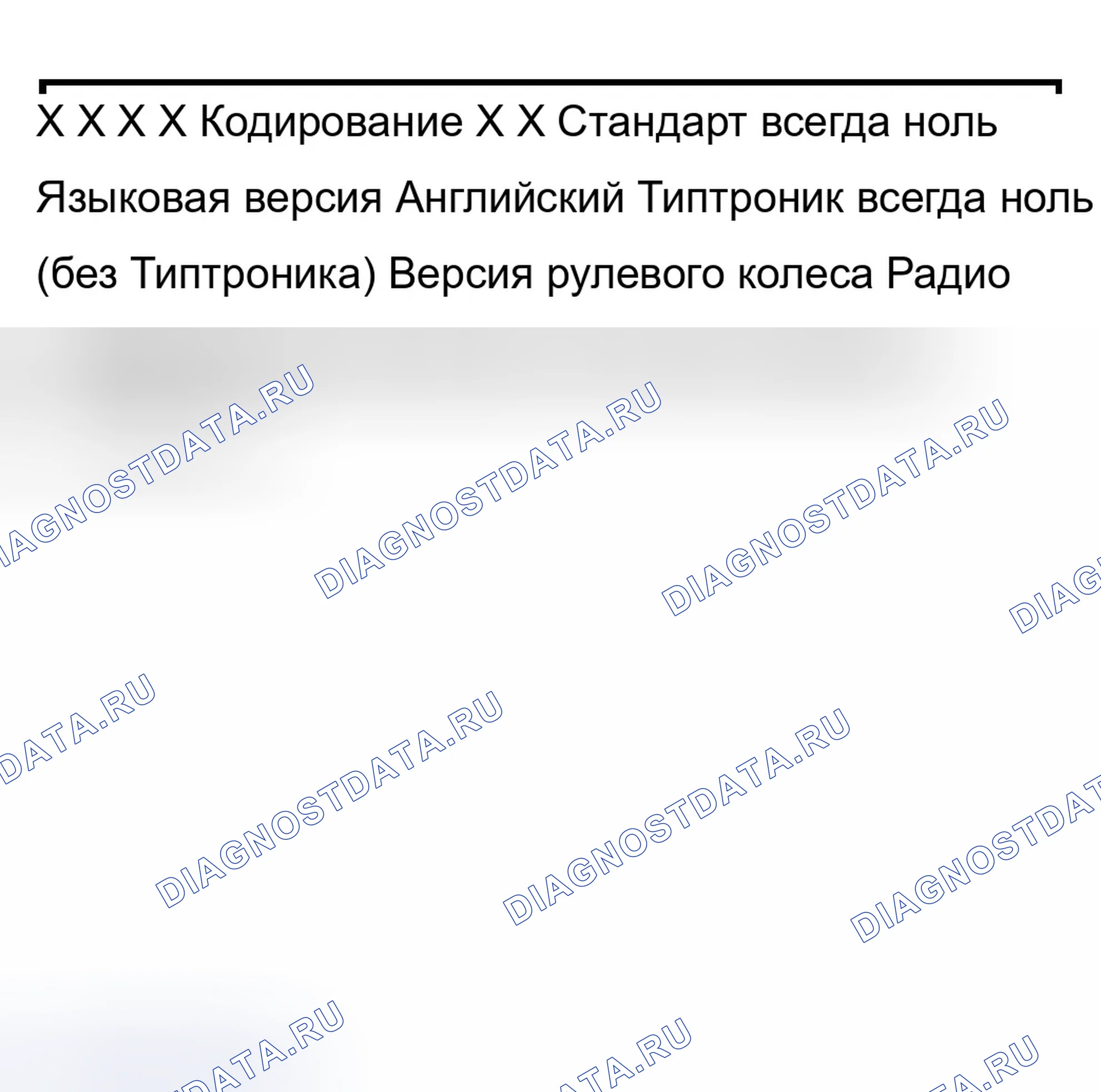 Рис. 366: Таблица кодирования - управляющий модуль Индекс «C». Audi A8 D3