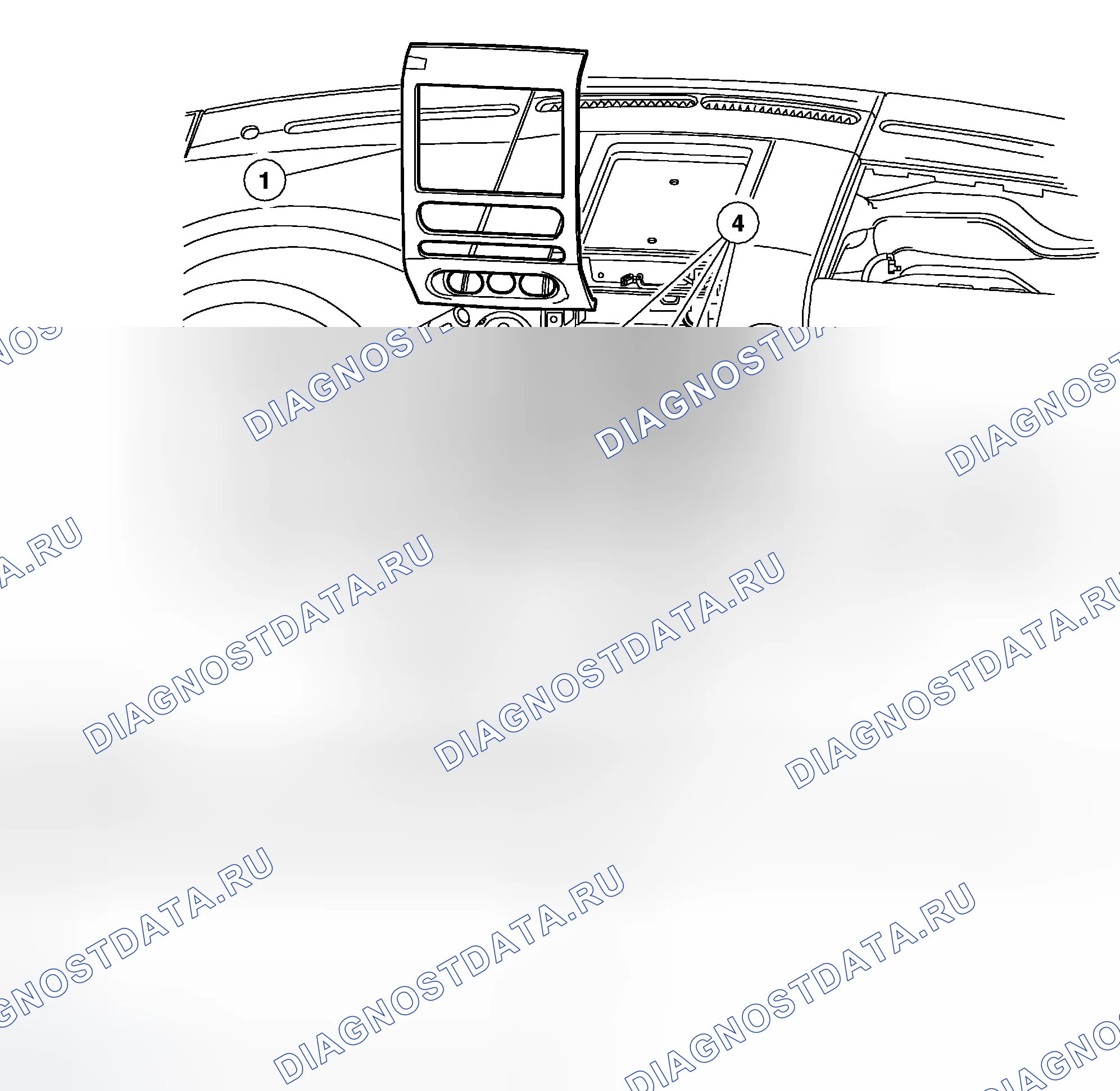 Рис. 15: Аудиоблок. Ford Pickup F350 Super Duty 