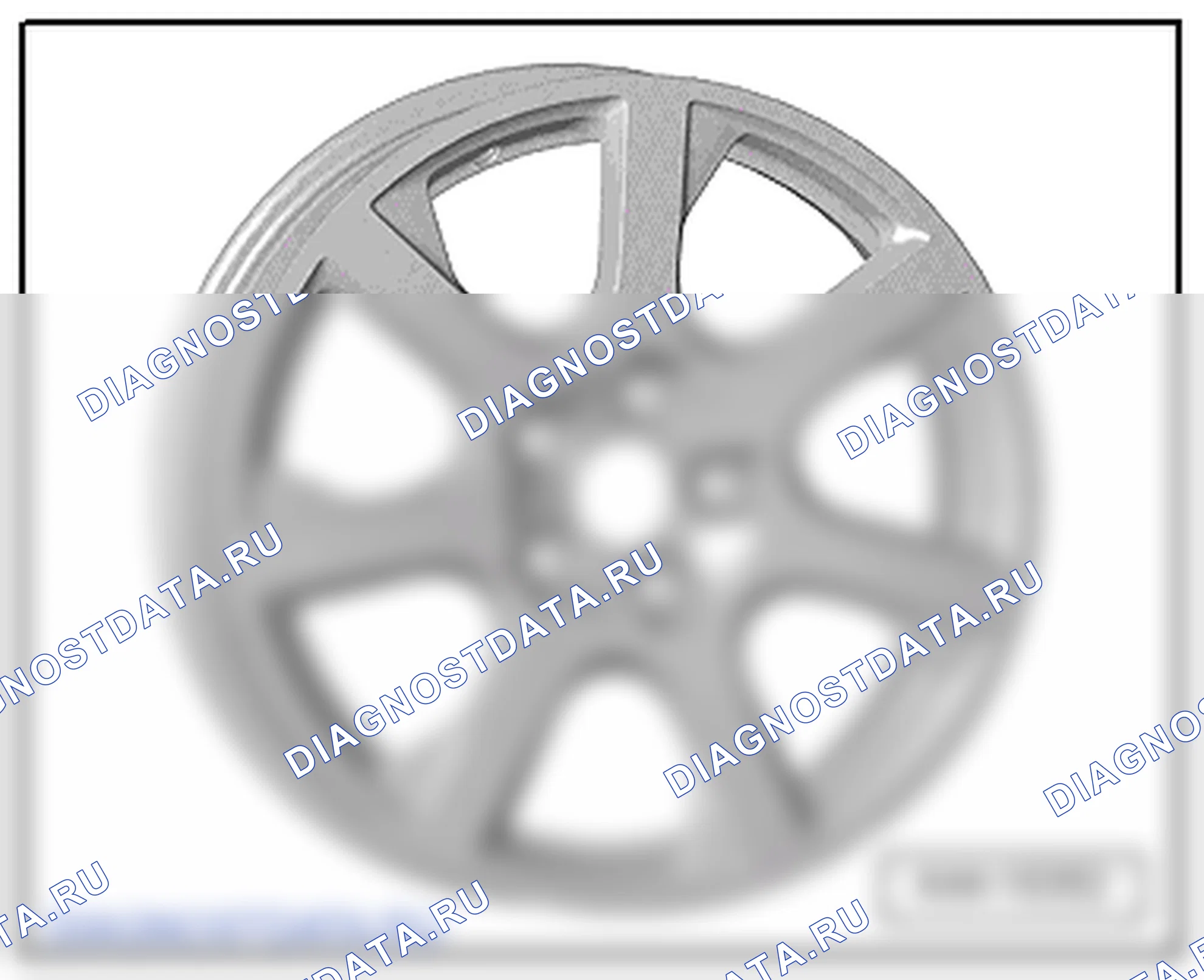 Обод - 7 Дж x 17. Audi Q5 II