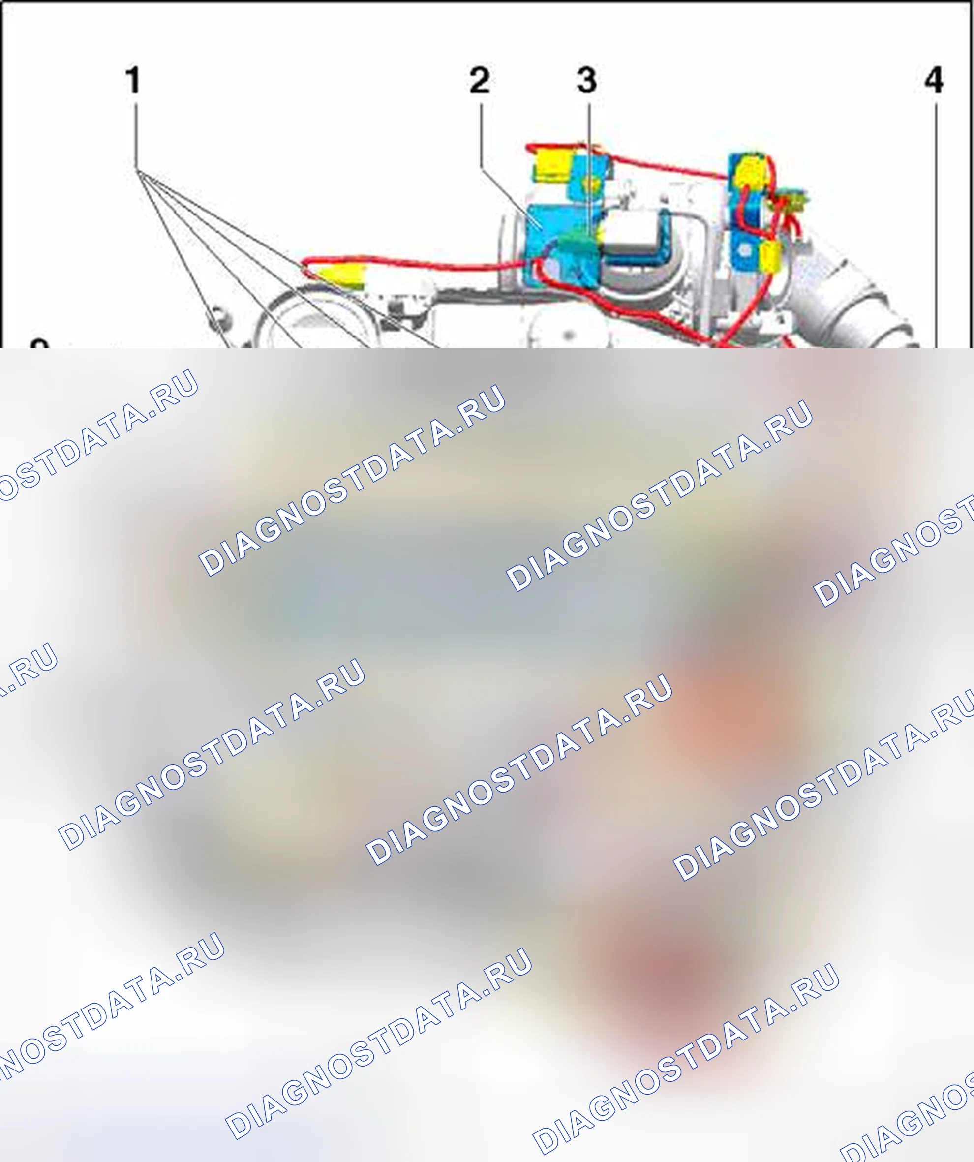 Рис. 45: ВИД СВЕРХУ. Volkswagen Jetta V