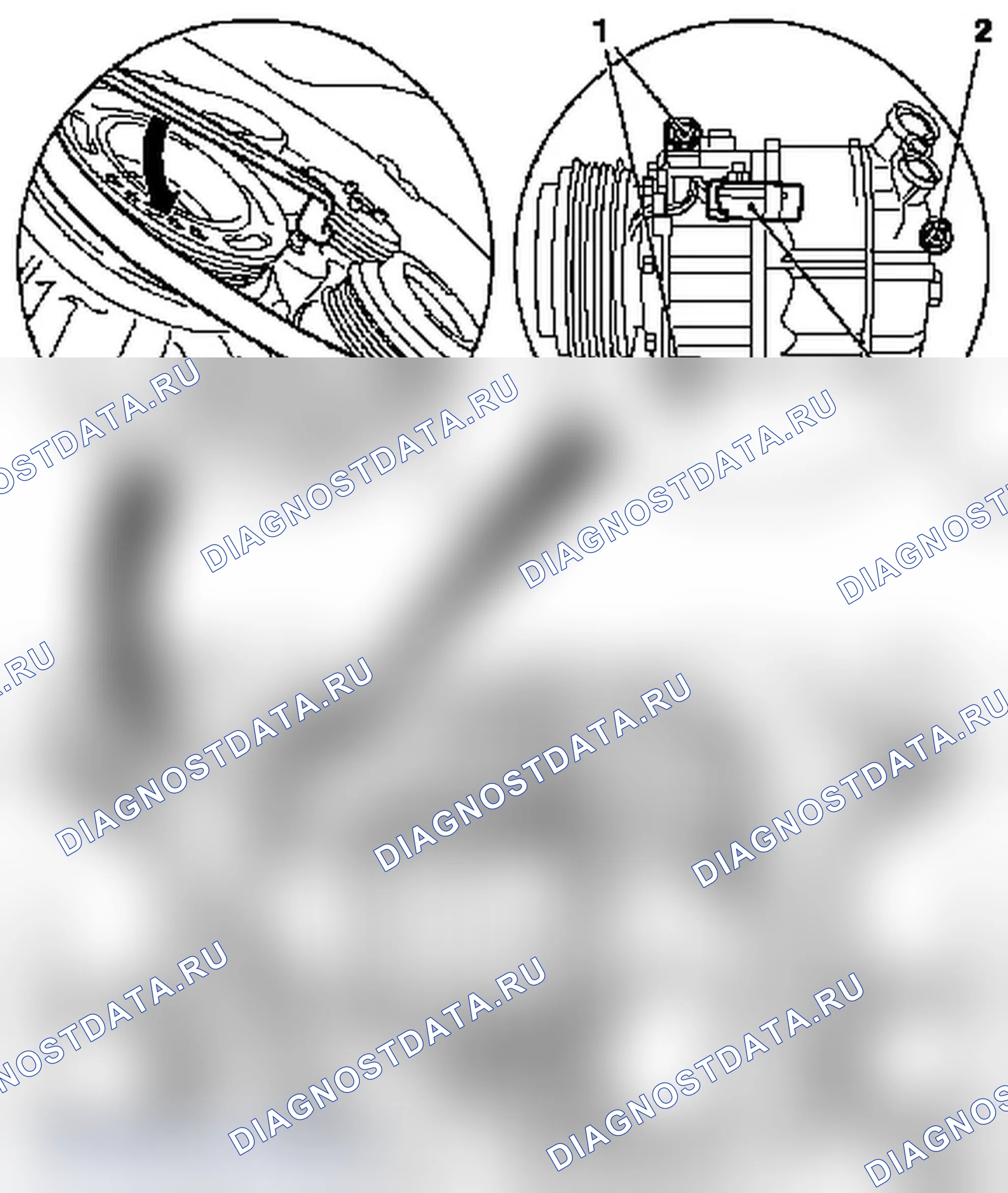 Демонтаж и установка компрессора - Z 16 XEP. Opel Astra G