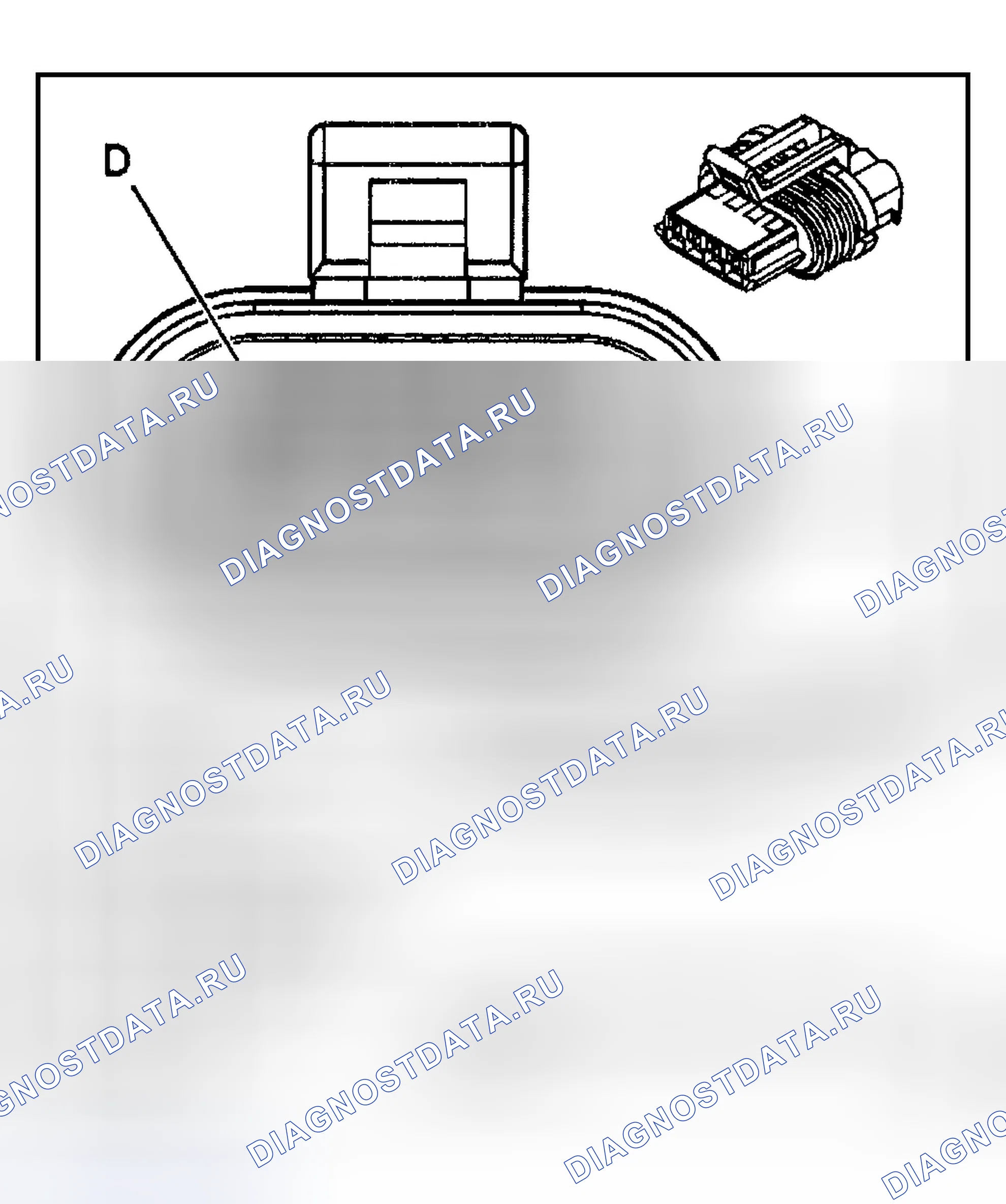 Рис. 146: Miniwedge (переключатель дверного косяка) - Lr. Chevrolet TrailBlazer I