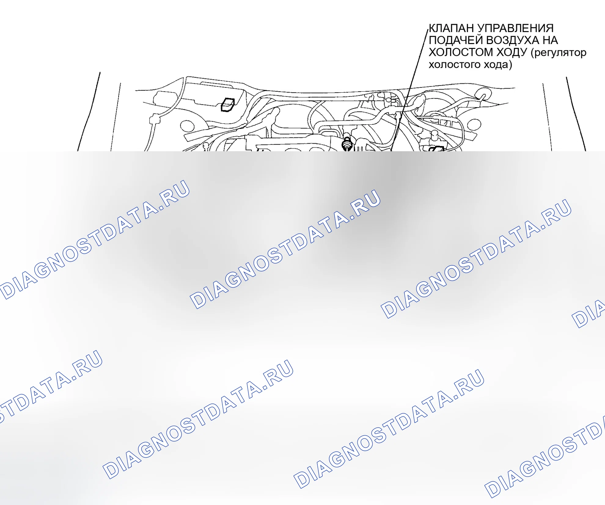 Рис. 178: Указатель расположения компонентов. Honda Accord VI