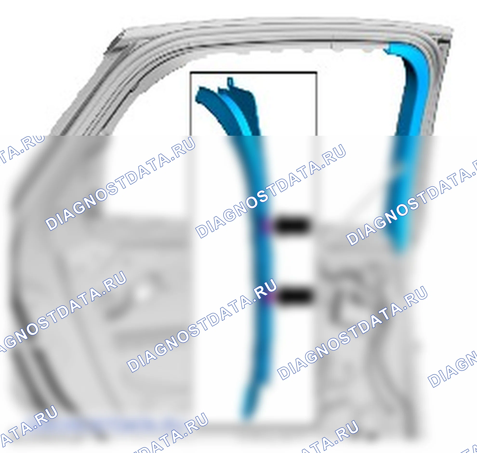Разборка и сборка задней двери. Ford Focus Electric I