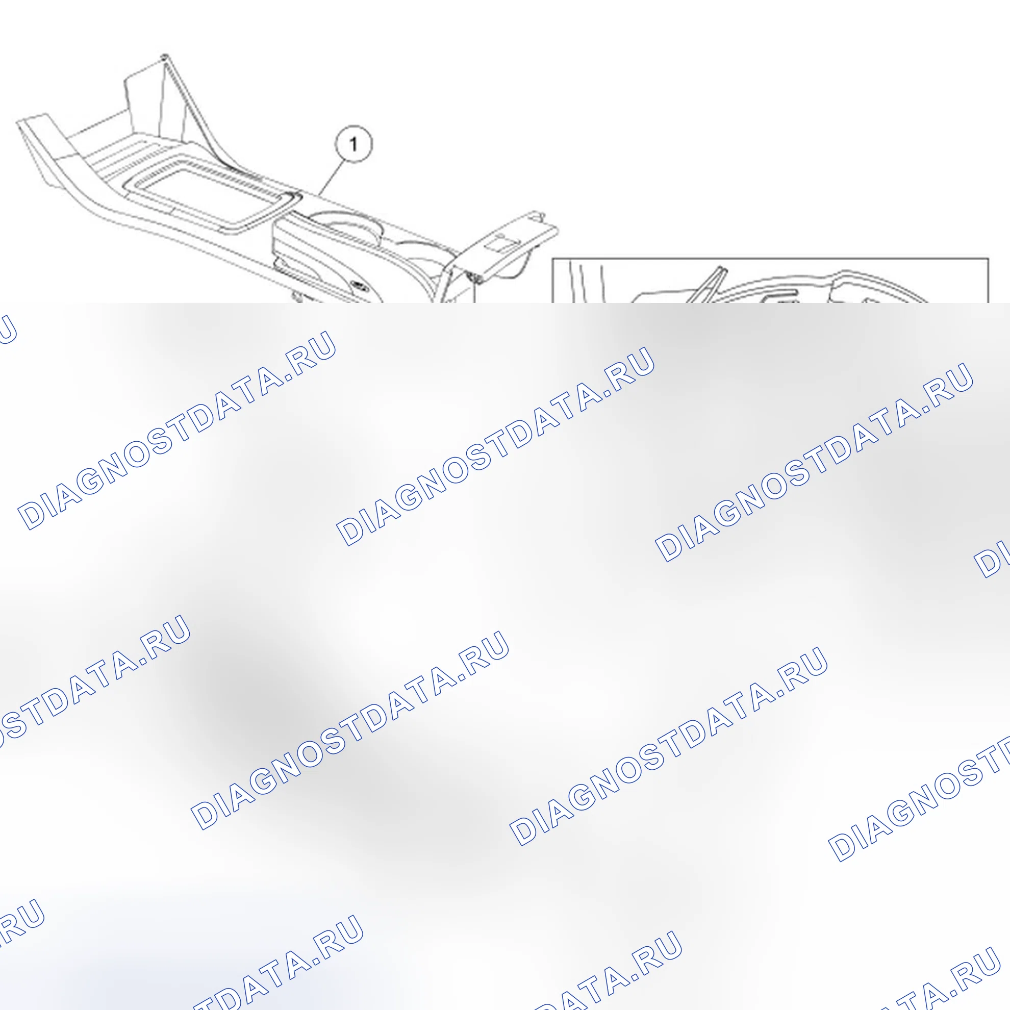 Рис. 8: Ручка рычага селектора. Ford Focus II рестайлинг