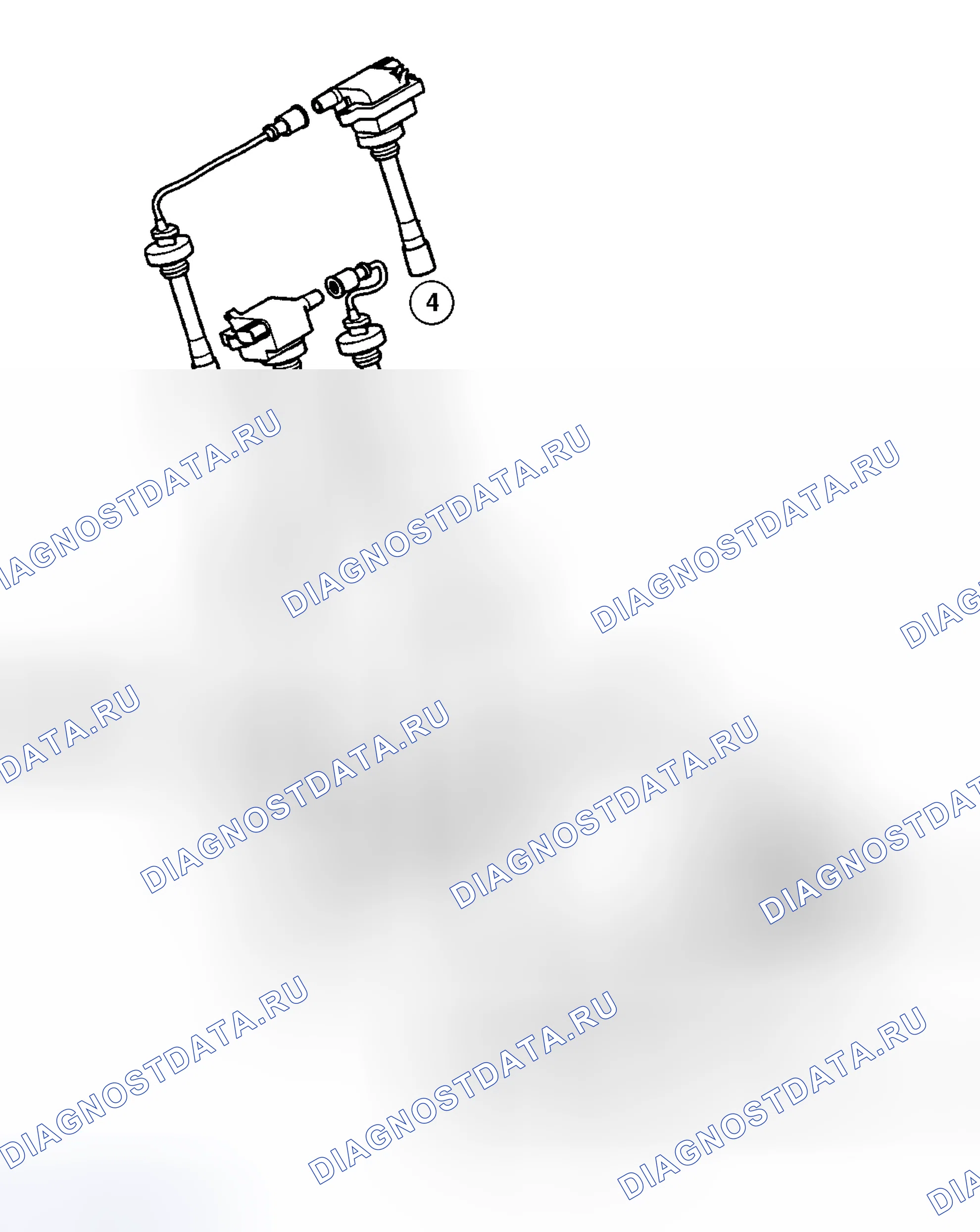 Рис. 2: порядок работы цилиндров (Mirage 1.8L). Honda Everus VE-1 I