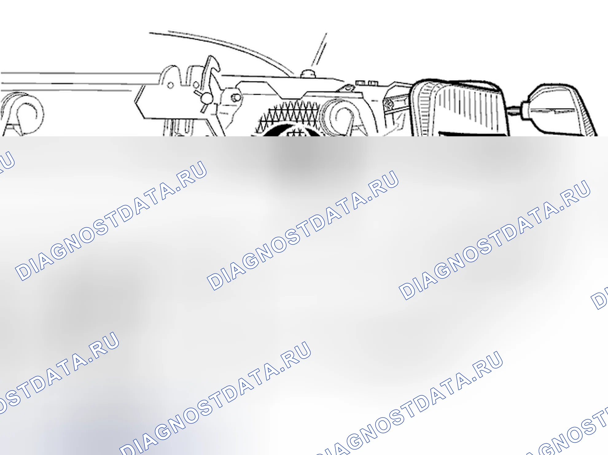 Рис. 224: Снятие бампера. Volvo V40 I рестайлинг