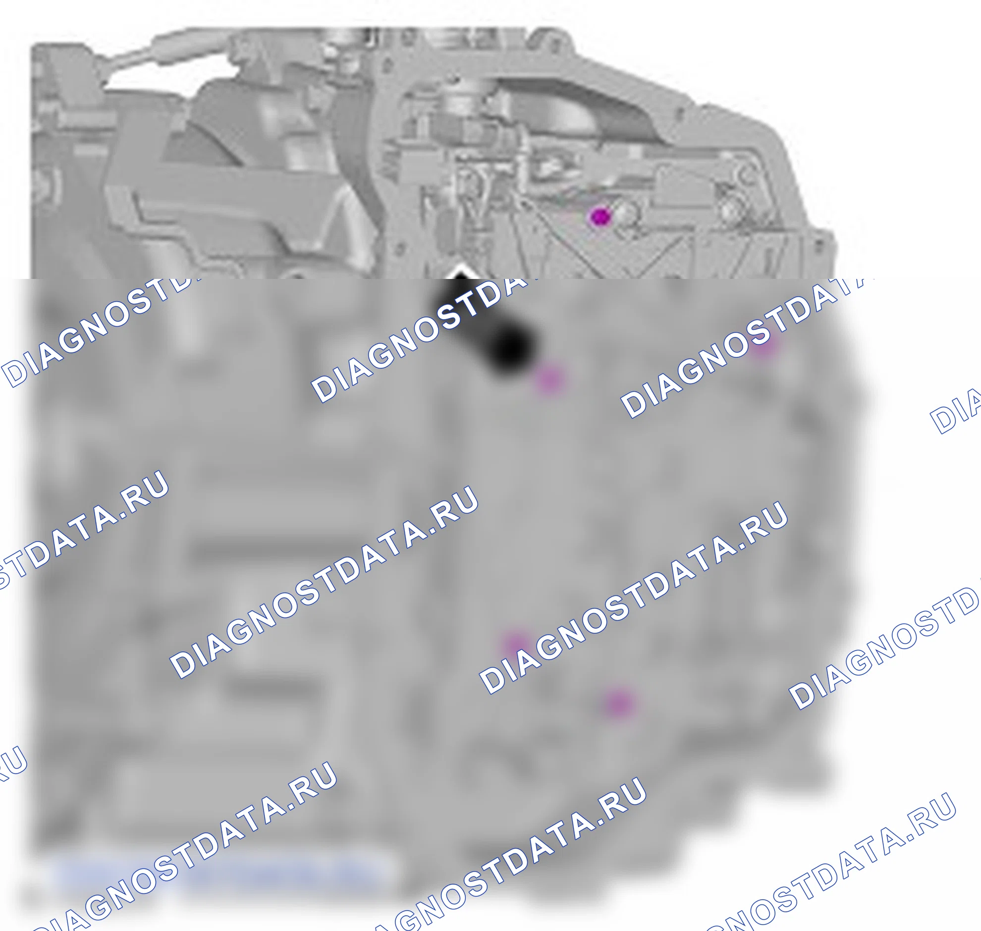 Как снять и установить каркас внутреннего жгута проводов коробки передач. Ford Galaxy III