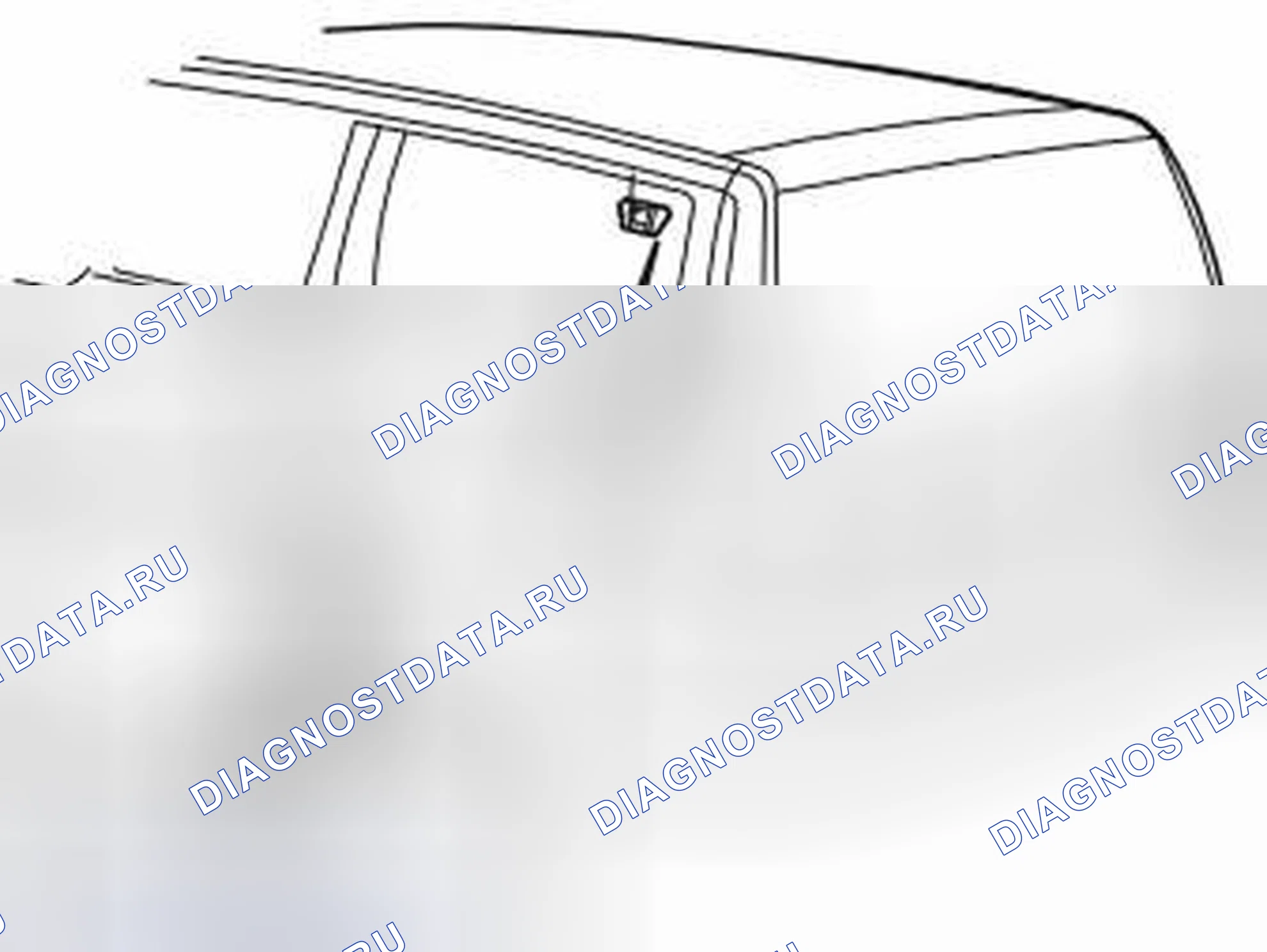 Рис. 330: Установка внешнего базового модуля. Volvo V70 II