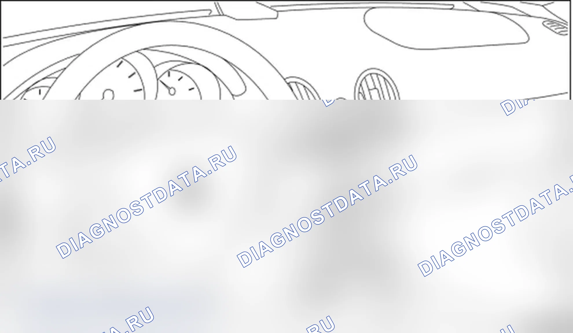 Рис. 194: Снятие центрального блокировочного переключателя. Porsche Boxster S 987
