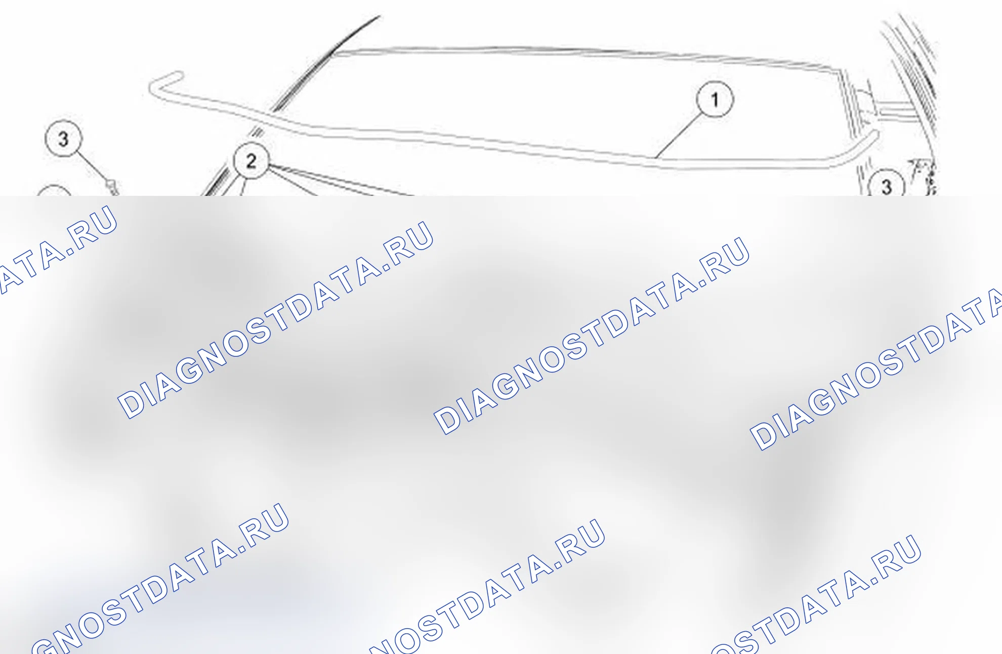 Рис. 32: Решетка панели капота. Mercury Grand Marquis IV рестайлинг