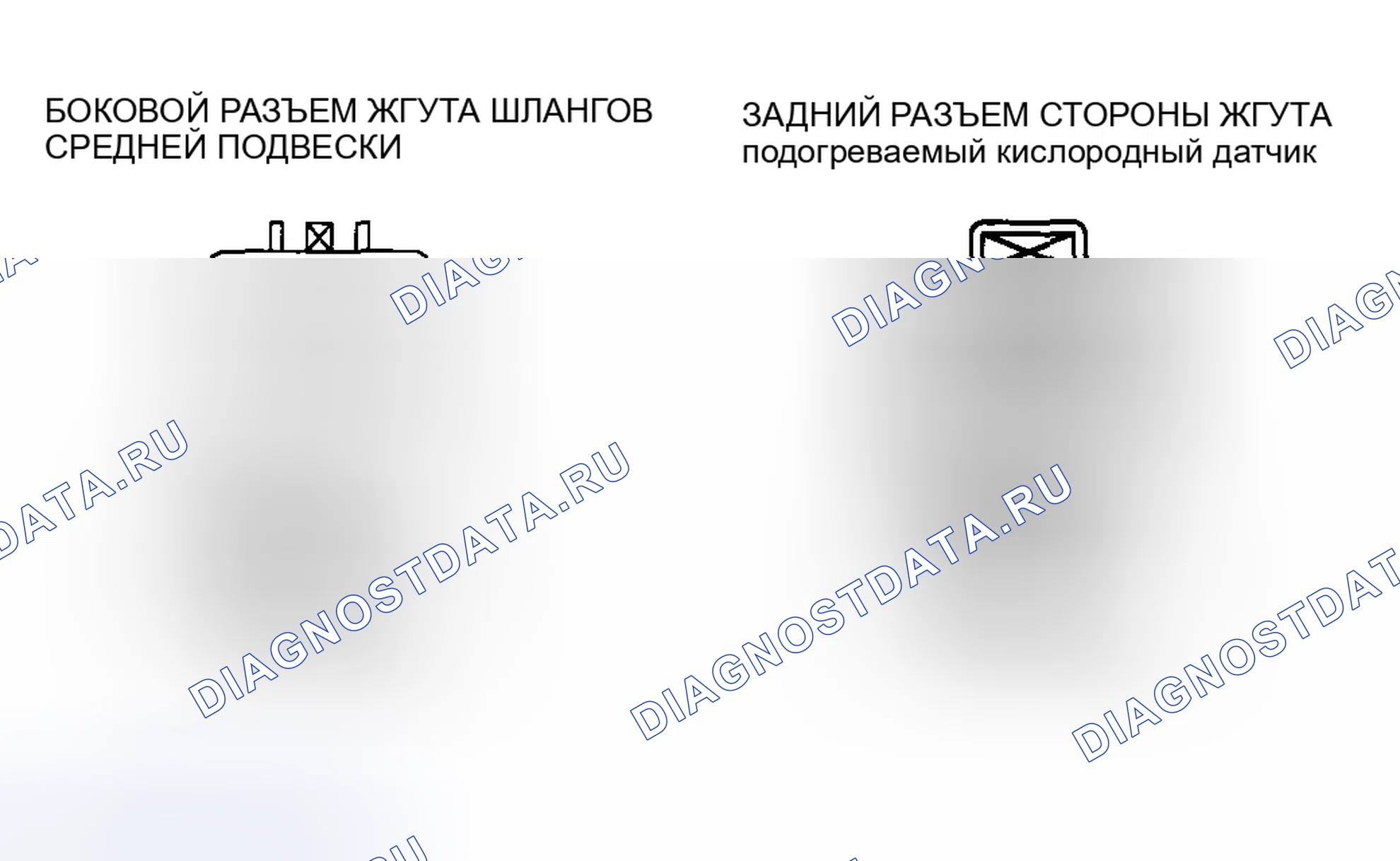 Рис. 62: Проверка сопротивления нагревателя среднего / заднего подогреваемый кислородный датчик. Mazda 6 GH рестайлинг