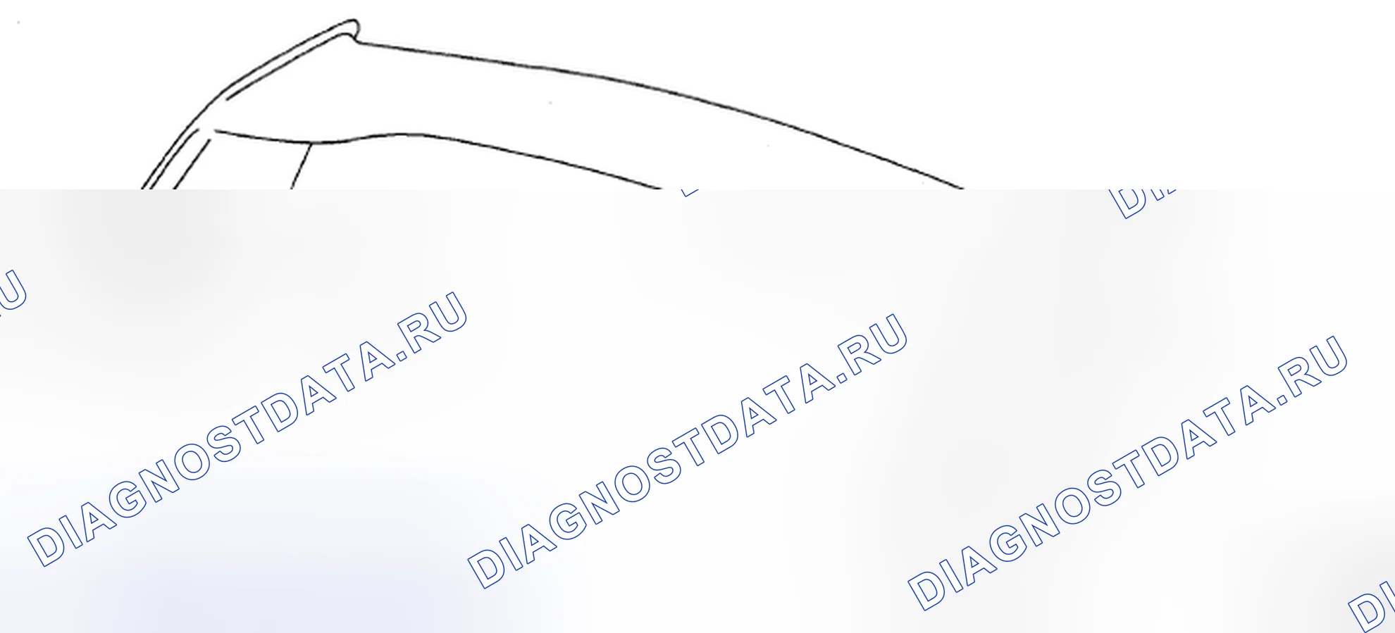 Рис. 1: СПОЙЛЕР ЗАДНИЙ. Subaru Impreza WRX GE рестайлинг