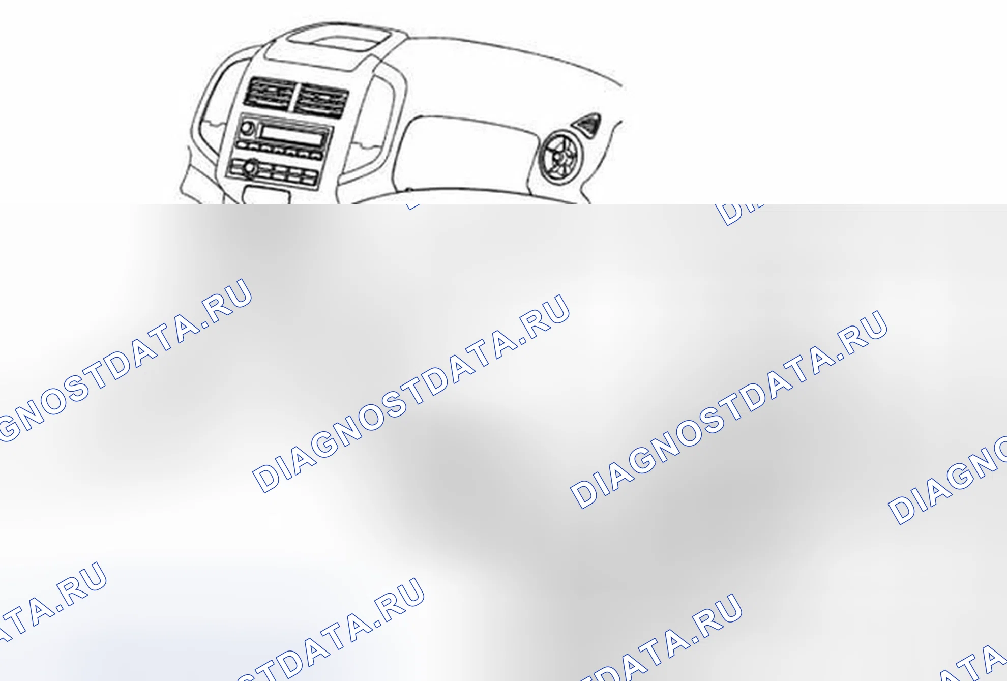 Рис. 10: Замена модуля обнаружения и диагностики подушек безопасности. Chevrolet Sonic I