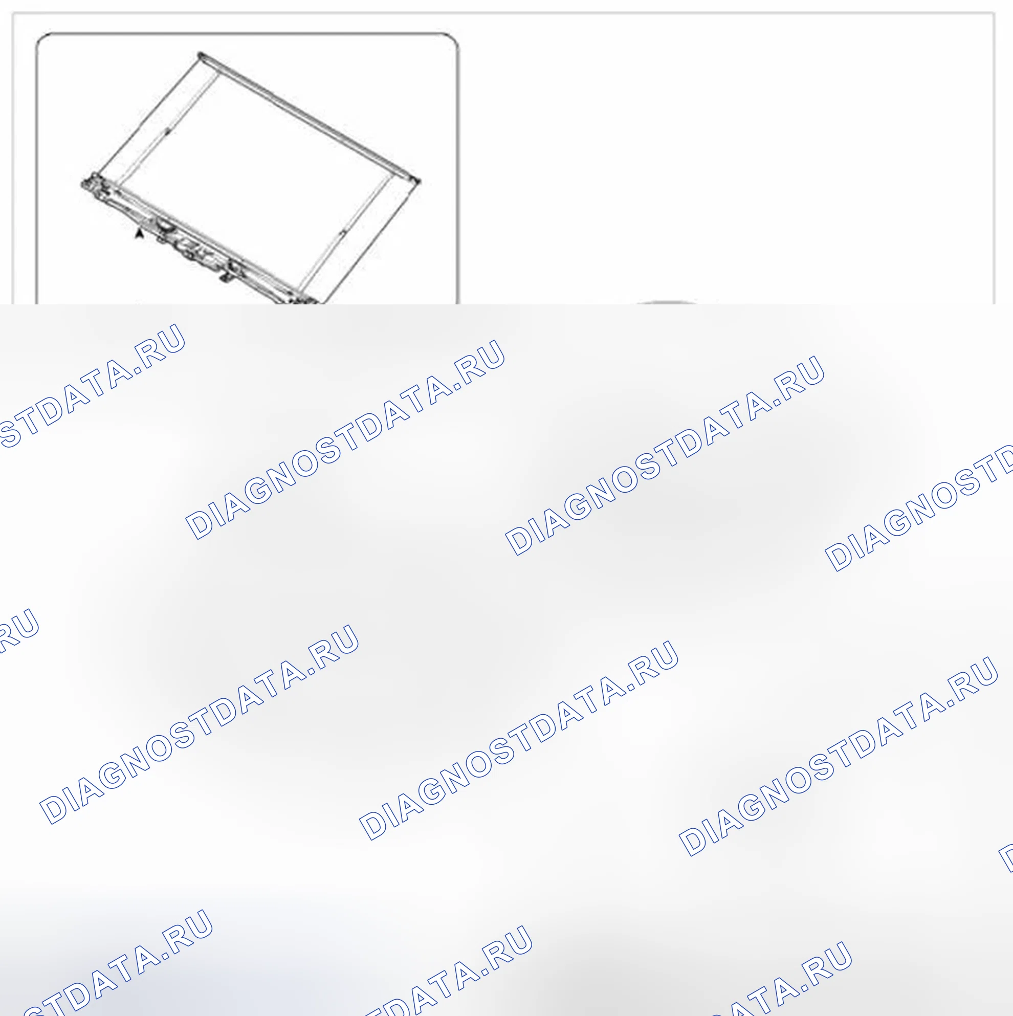 Рис. 1: Расположение компонентов. Hyundai Azera II