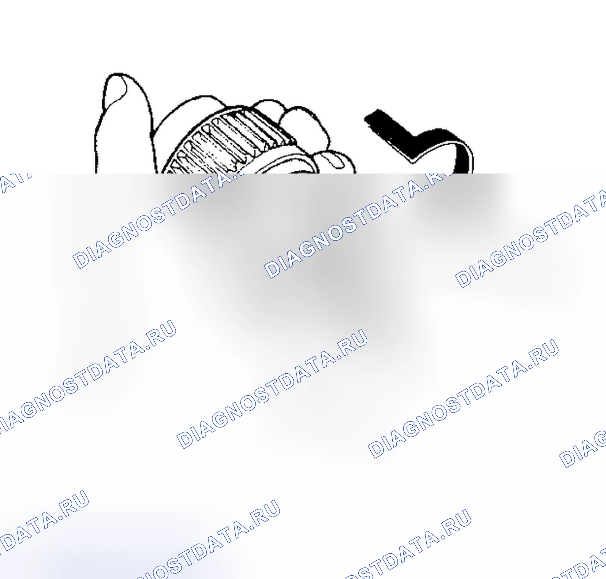 Рис. 16: ПРОВЕРКА ОБГОННОЙ МУФТЫ. Acura NSX I