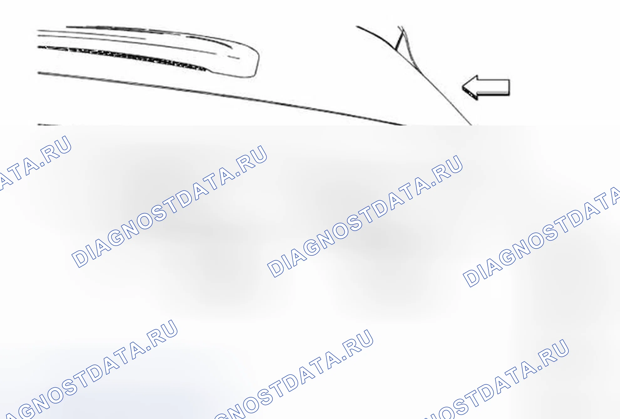 Рис. 44: Замена лампы заднего номерного знака. Buick Encore I