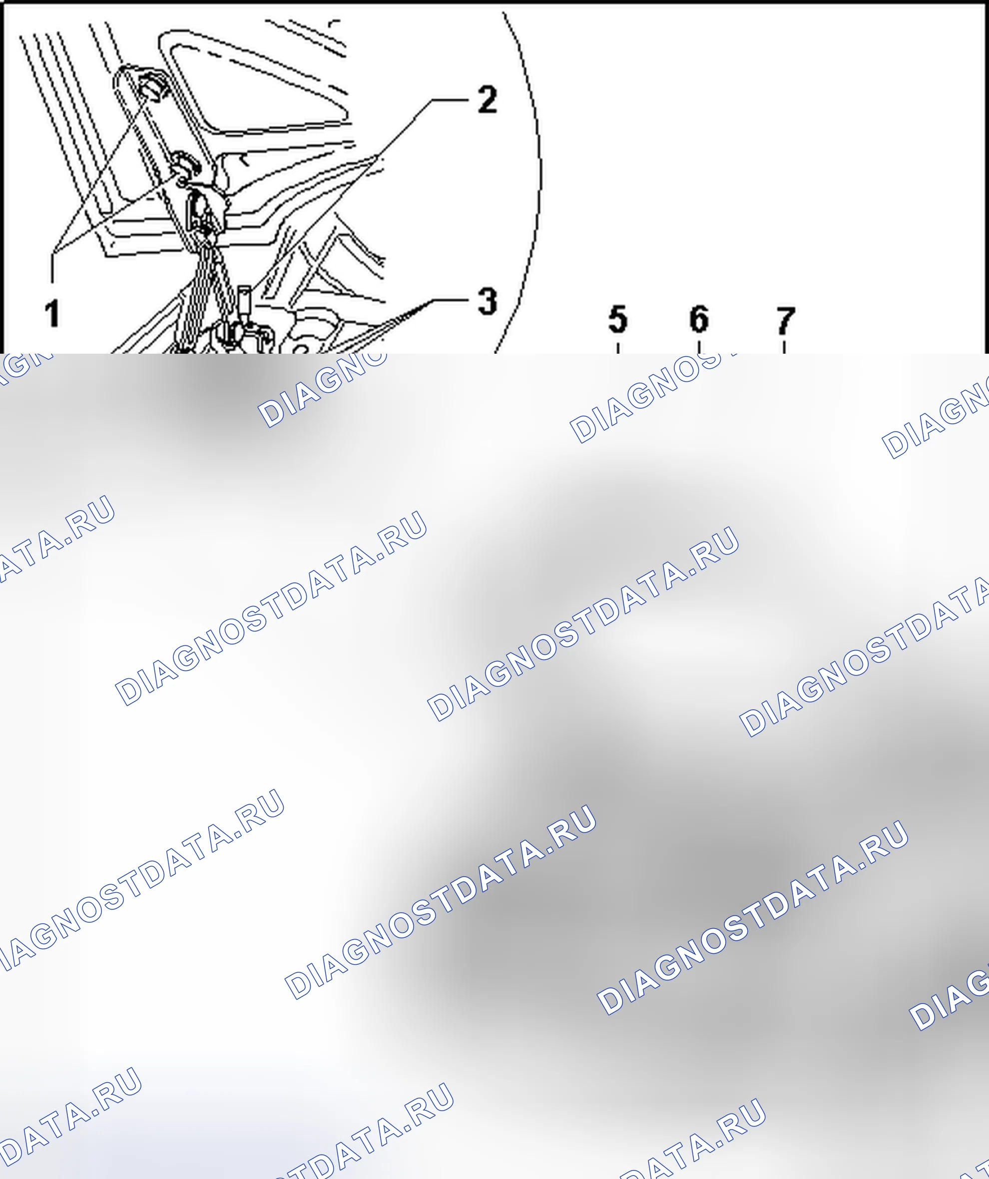 Рис. 436: КАПОТ, РЕГУЛИРОВКА. Volkswagen Passat B6