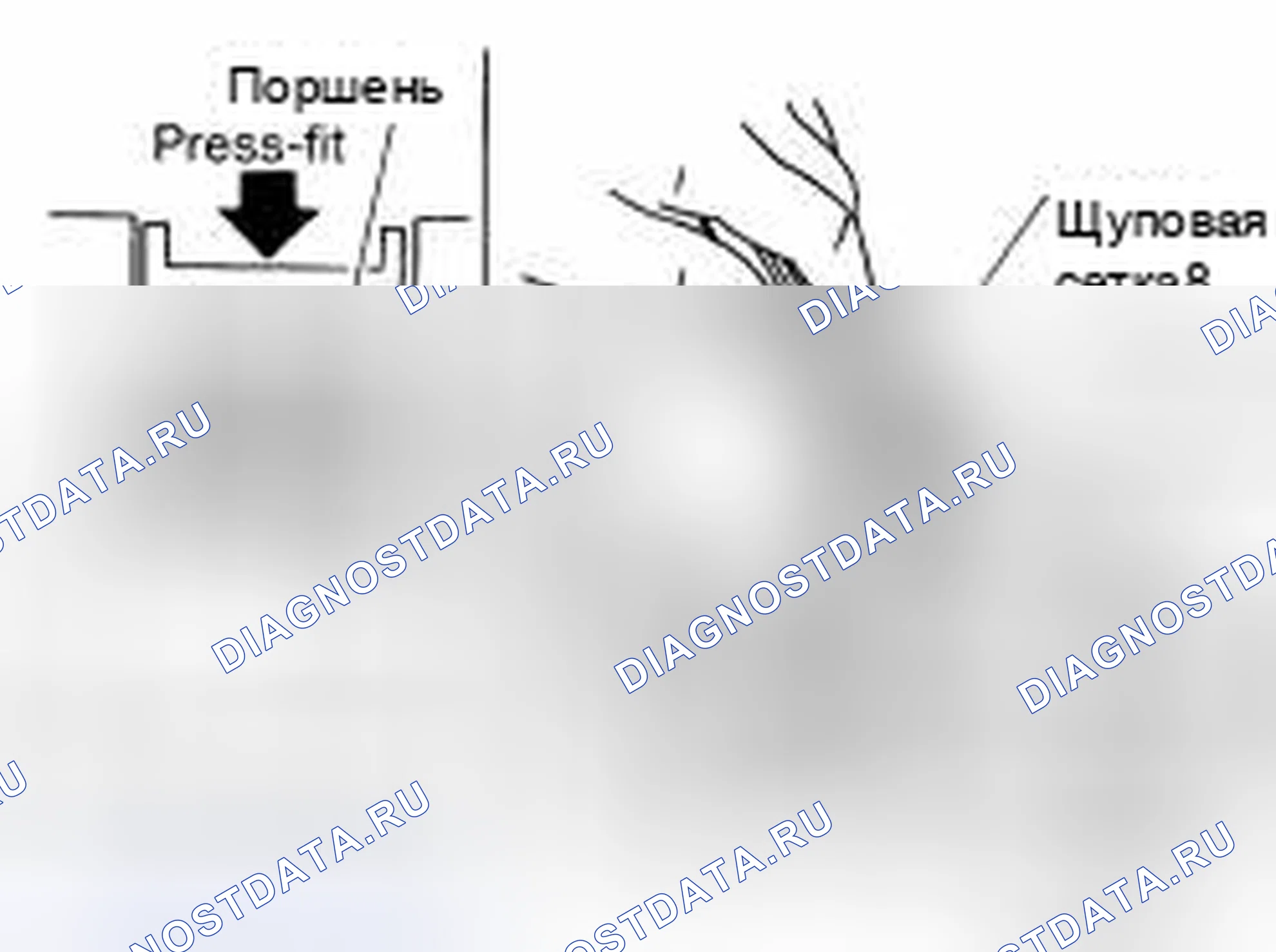 Рис. 184: ЗАЗОР ТОРЦА ПОРШНЕВОГО КОЛЬЦА. Nissan X-Trail I