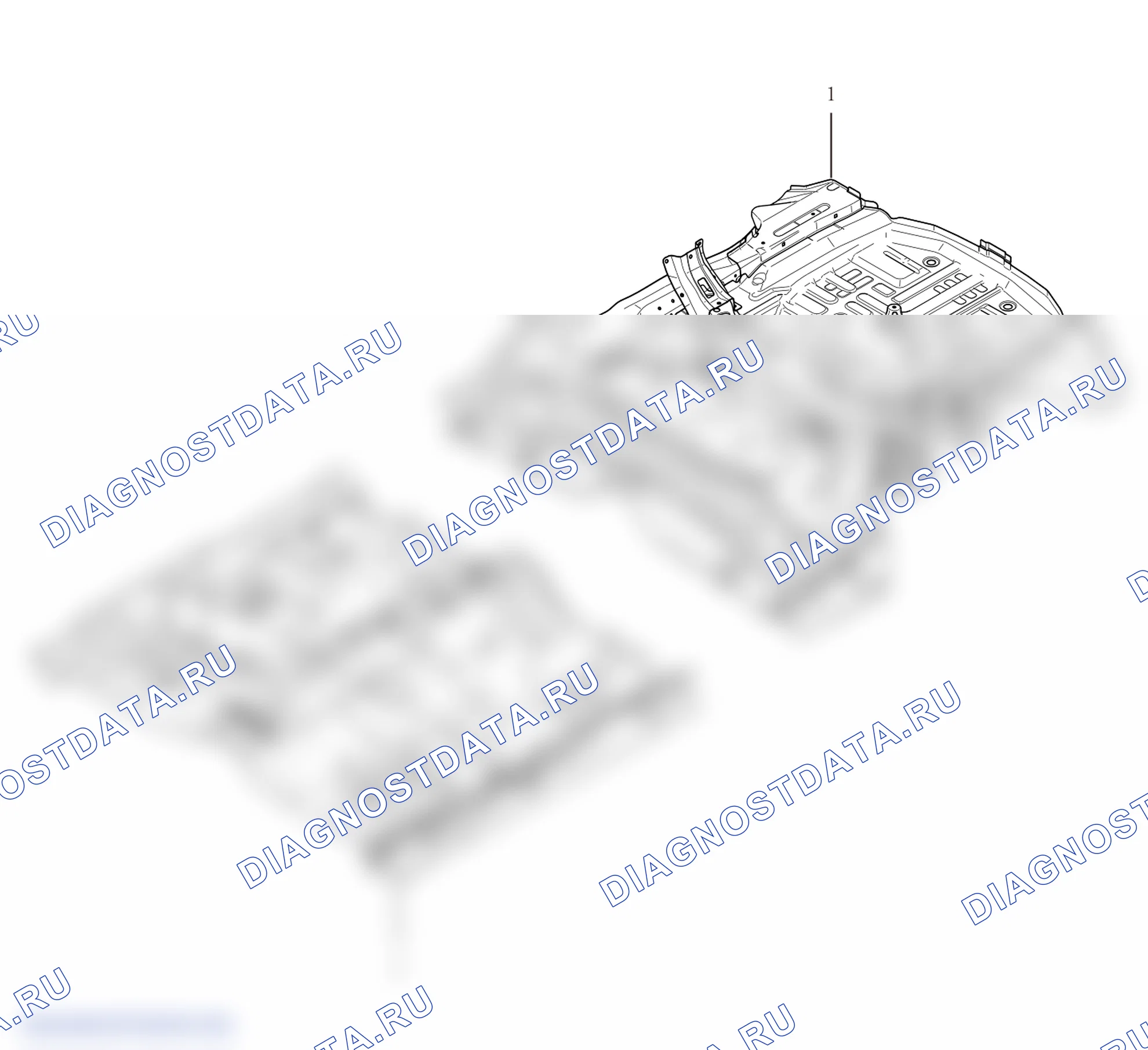 Панель пола — Haval H2. Haval H2 I