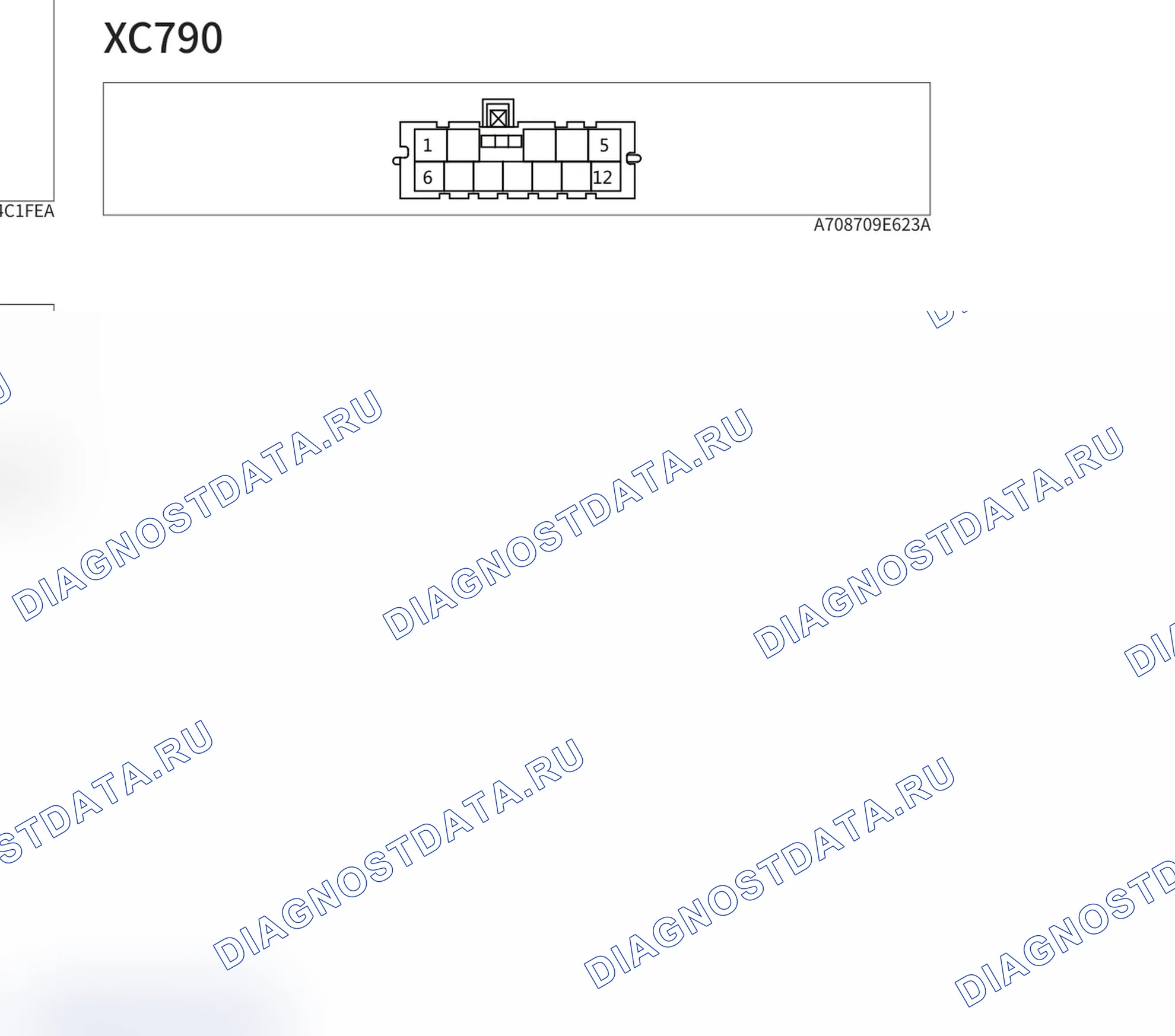 Распиновка разъёма XC790 — внешний вид и назначение контактов. Wey VV5 I