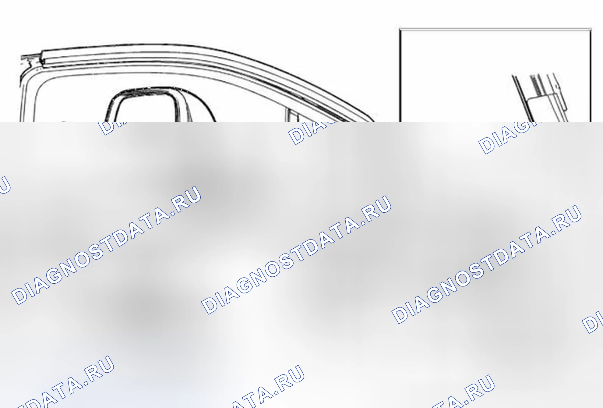 Рис. 8: Замена наружного зеркала заднего вида. Buick Encore I
