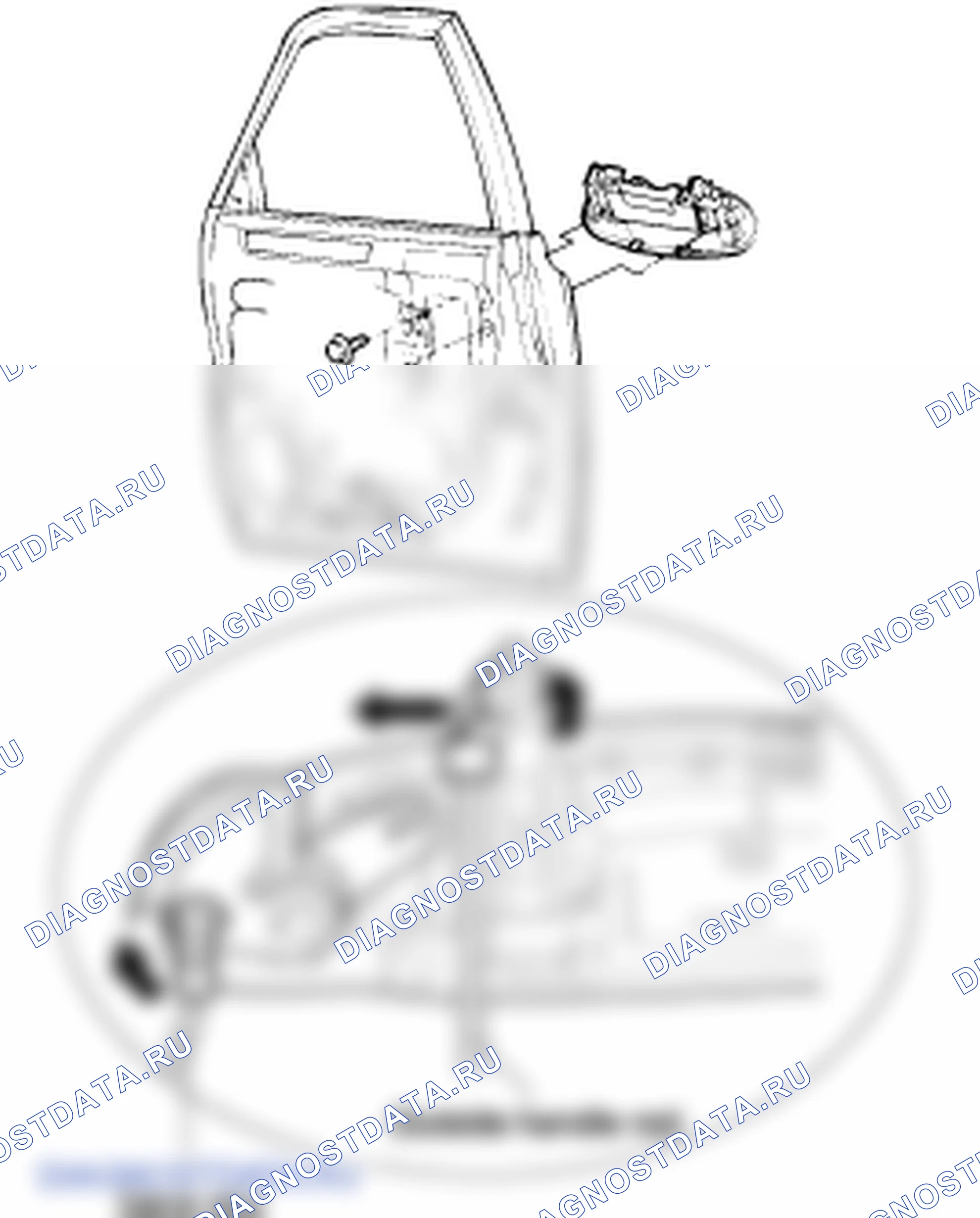 Снятие входной двери. Hyundai Accent LC