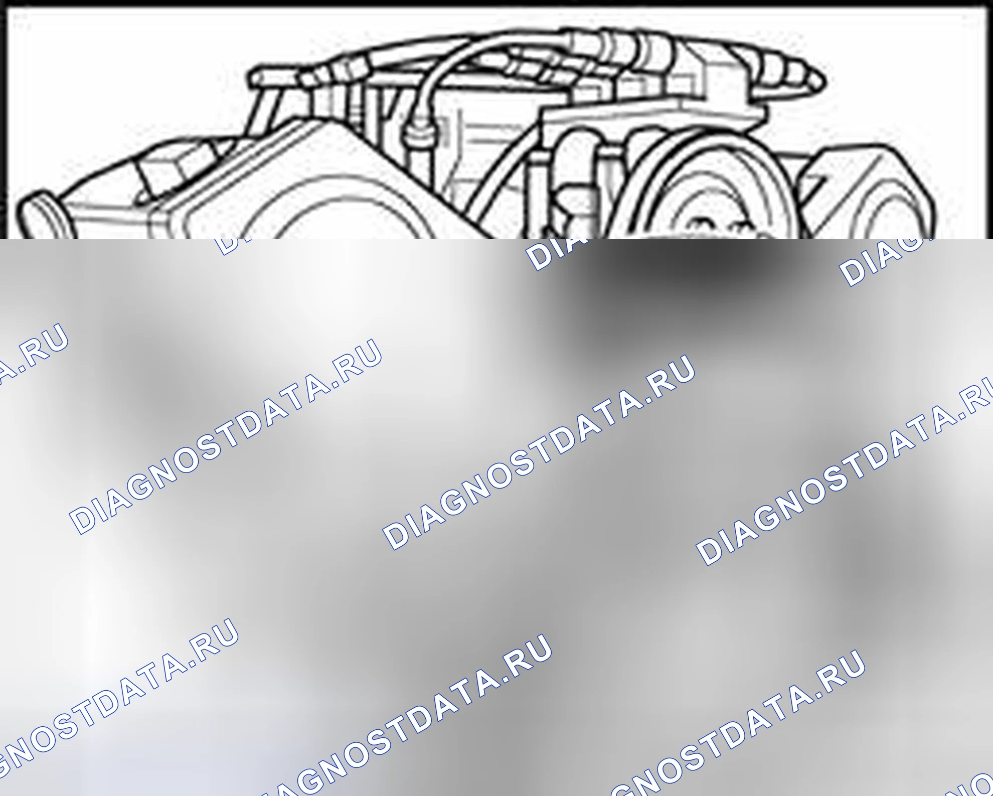Рис. 20: Снятие натяжения и удаление ребристого ремня. Volkswagen Passat B5 рестайлинг