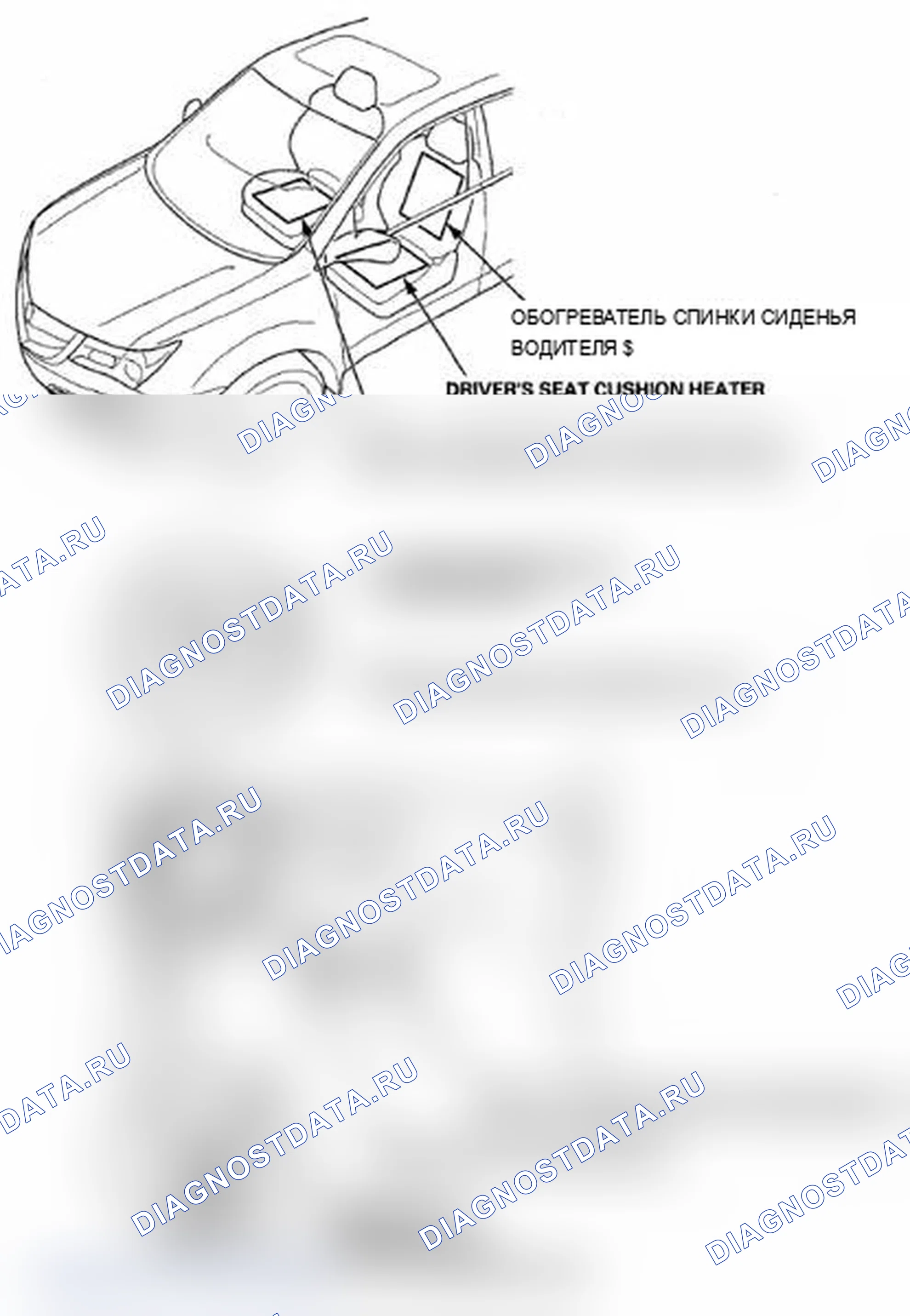 Рис. 295: Указатель расположения компонентов. Acura MDX II рестайлинг