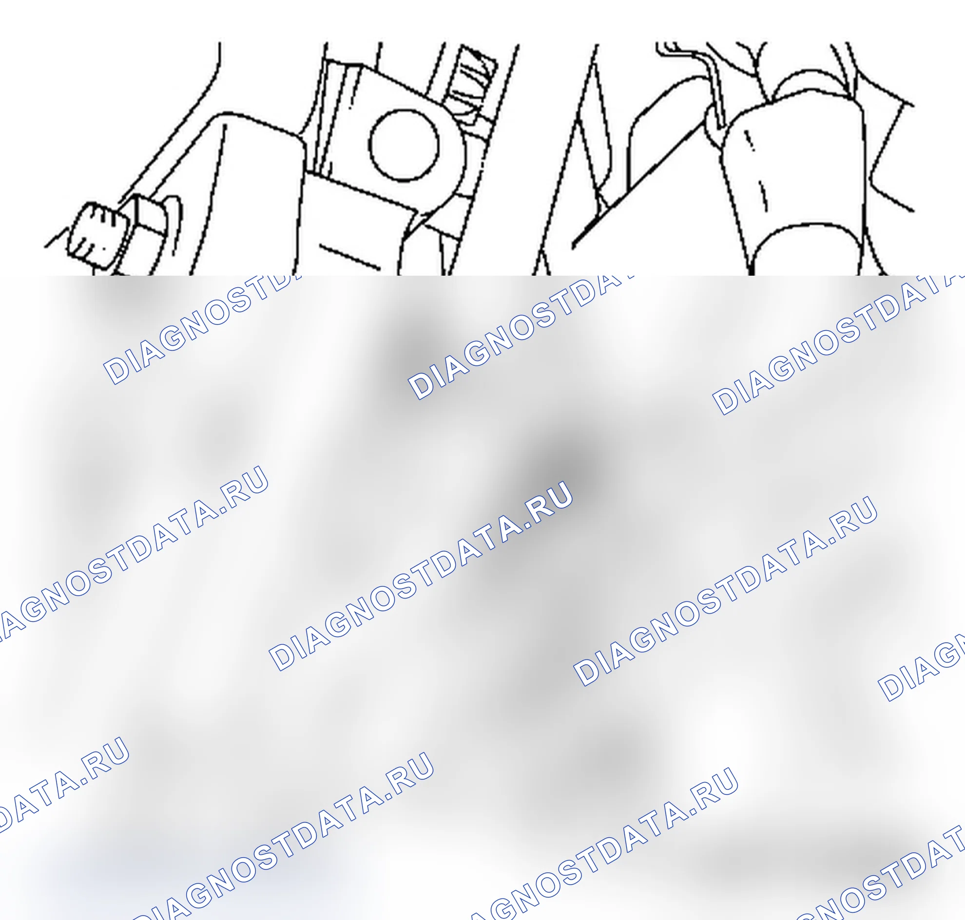 Проверка давления масла (AF13-II) (МКПП). Opel Corsa D