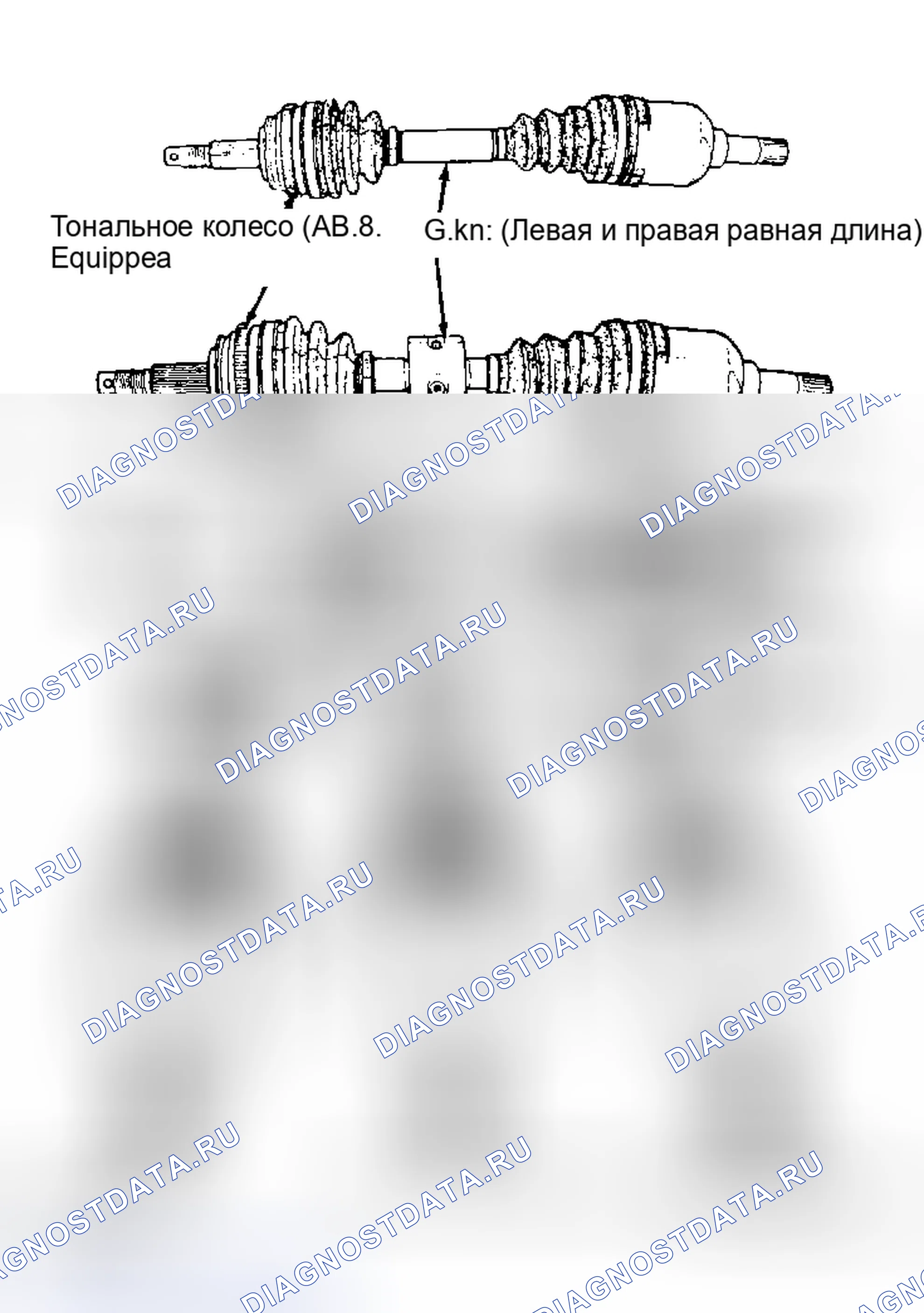 Рис. 1: ОПИСАНИЕ И ИДЕНТИФИКАЦИЯ. Plymouth Acclaim I