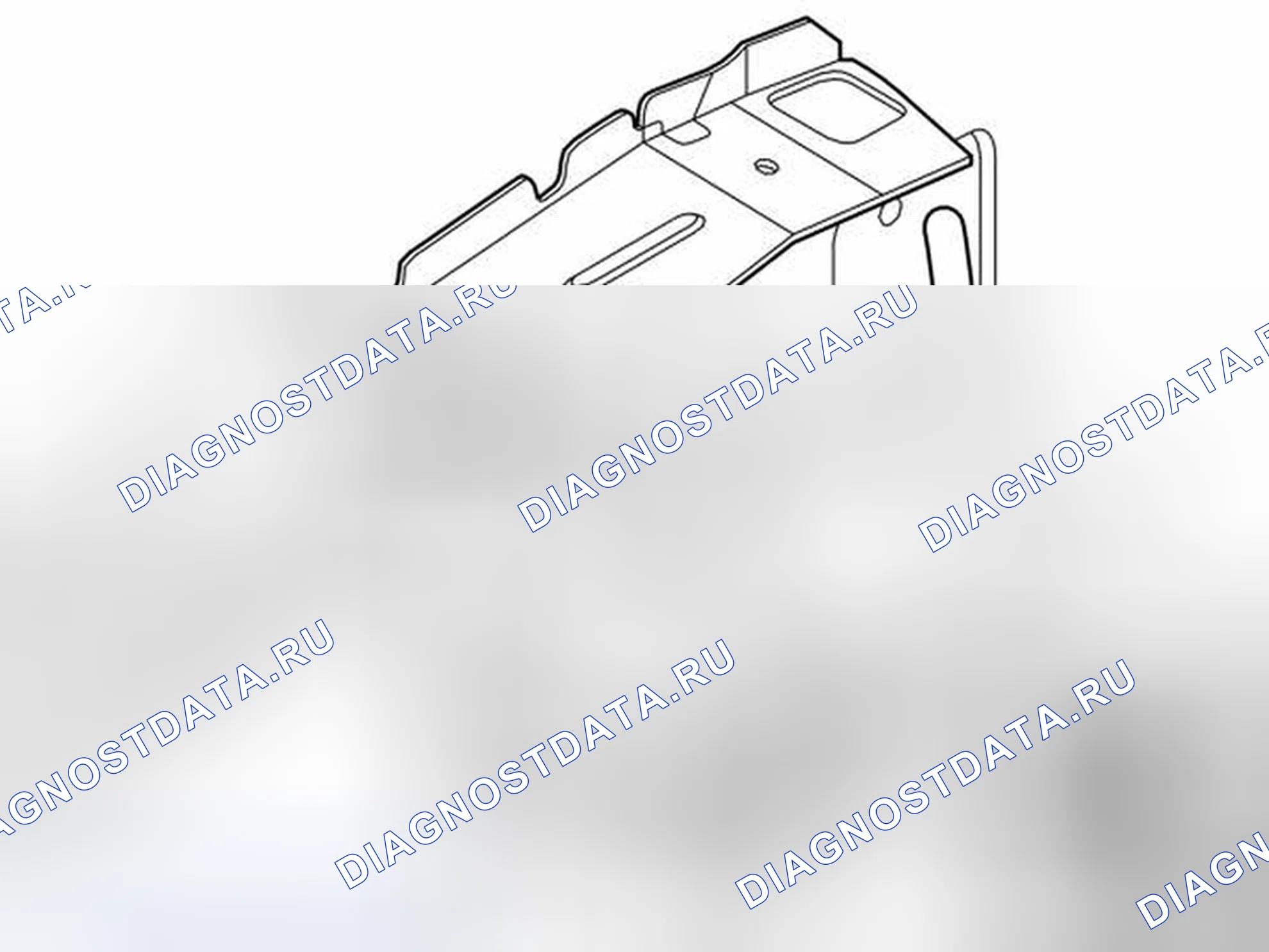 Рис. 18: Установка сирены. Volvo S40 I рестайлинг