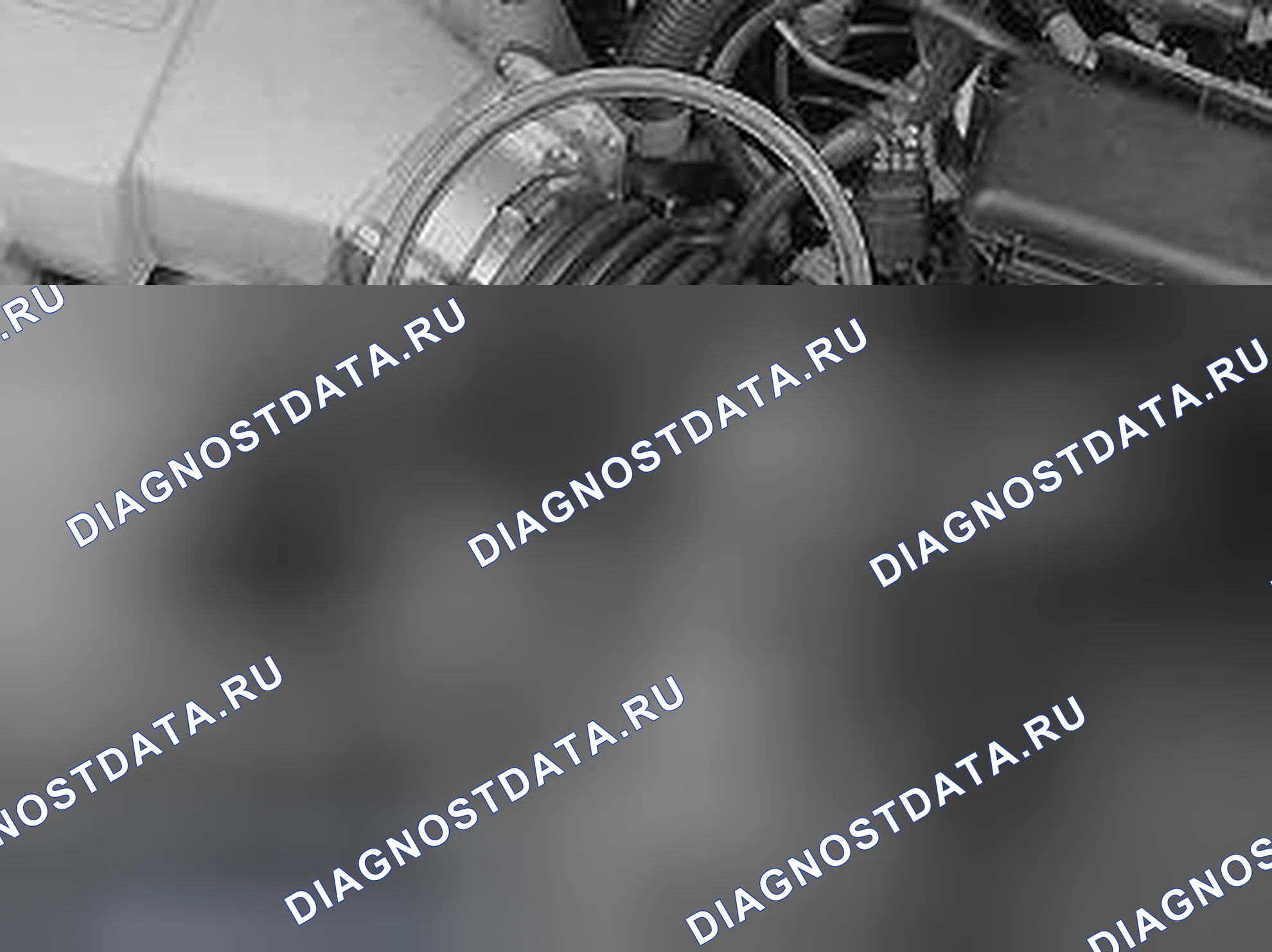 Рис. 5: УСТАНОВКА ИСПЫТАТЕЛЬНОГО ОБОРУДОВАНИЯ ДЛЯ ПОВЫШЕНИЯ ДАВЛЕНИЯ. Volvo XC90 I